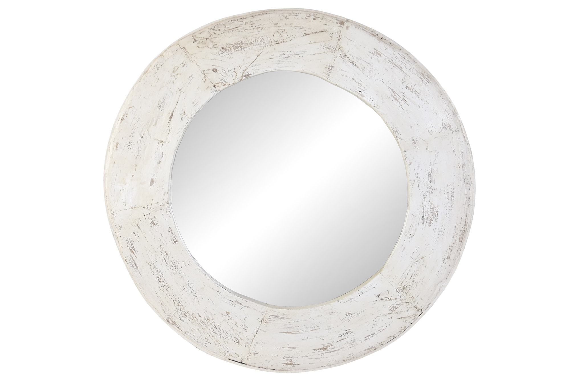 ESPEJO MADERA RECICLADA 102X8X105 RUEDA DECAPE