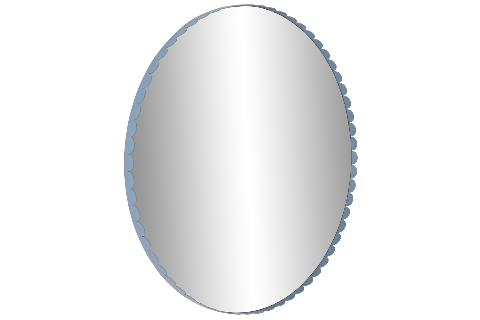 ESPEJO METAL 70X3X70 ARCOS AZUL