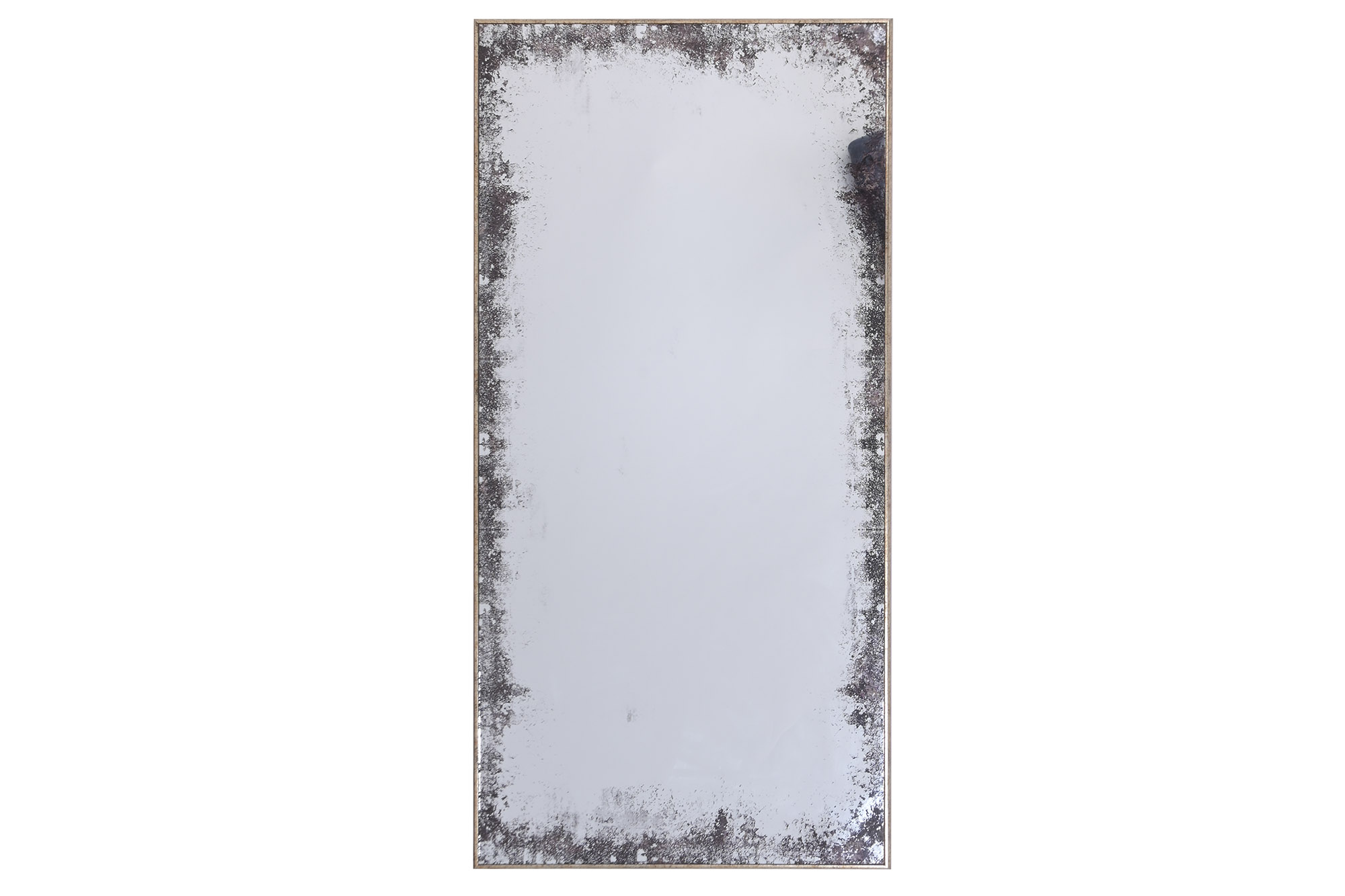 ESPEJO METAL CRISTAL 60X4X120 DESGASTADO PLATEADO