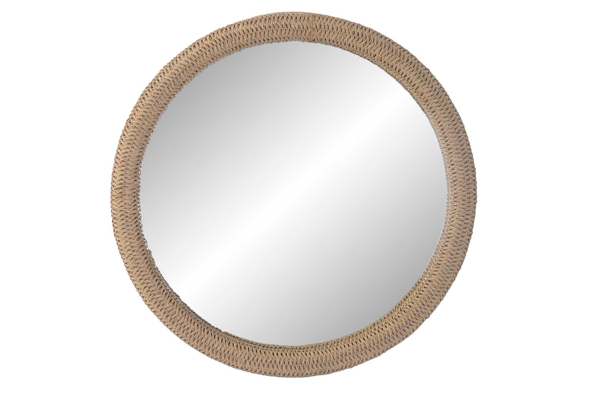 ESPEJO RATAN CRISTAL 69X4,5X69 NATURAL