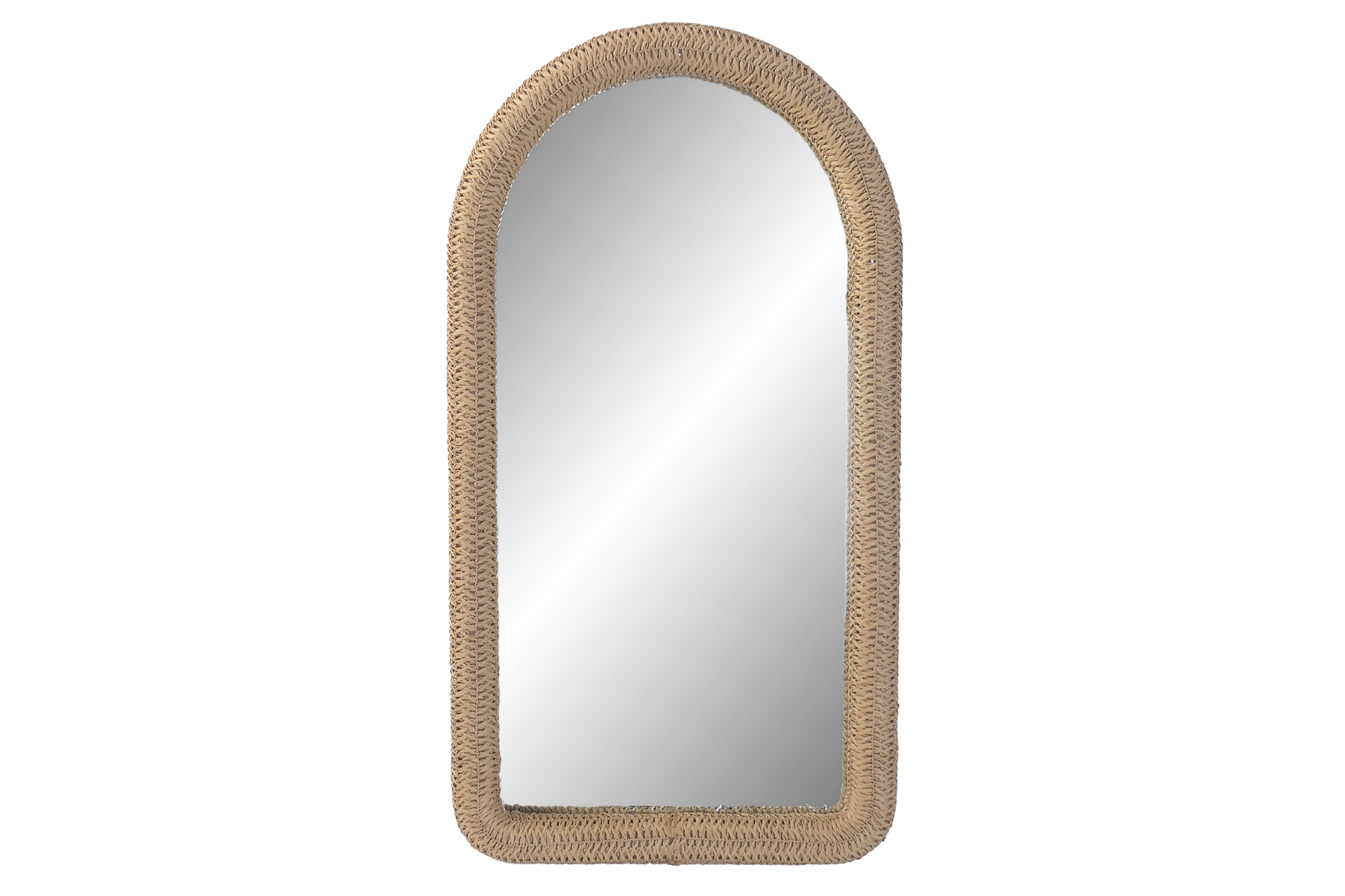 ESPEJO RATAN CRISTAL 47X4,5X86,5 NATURAL