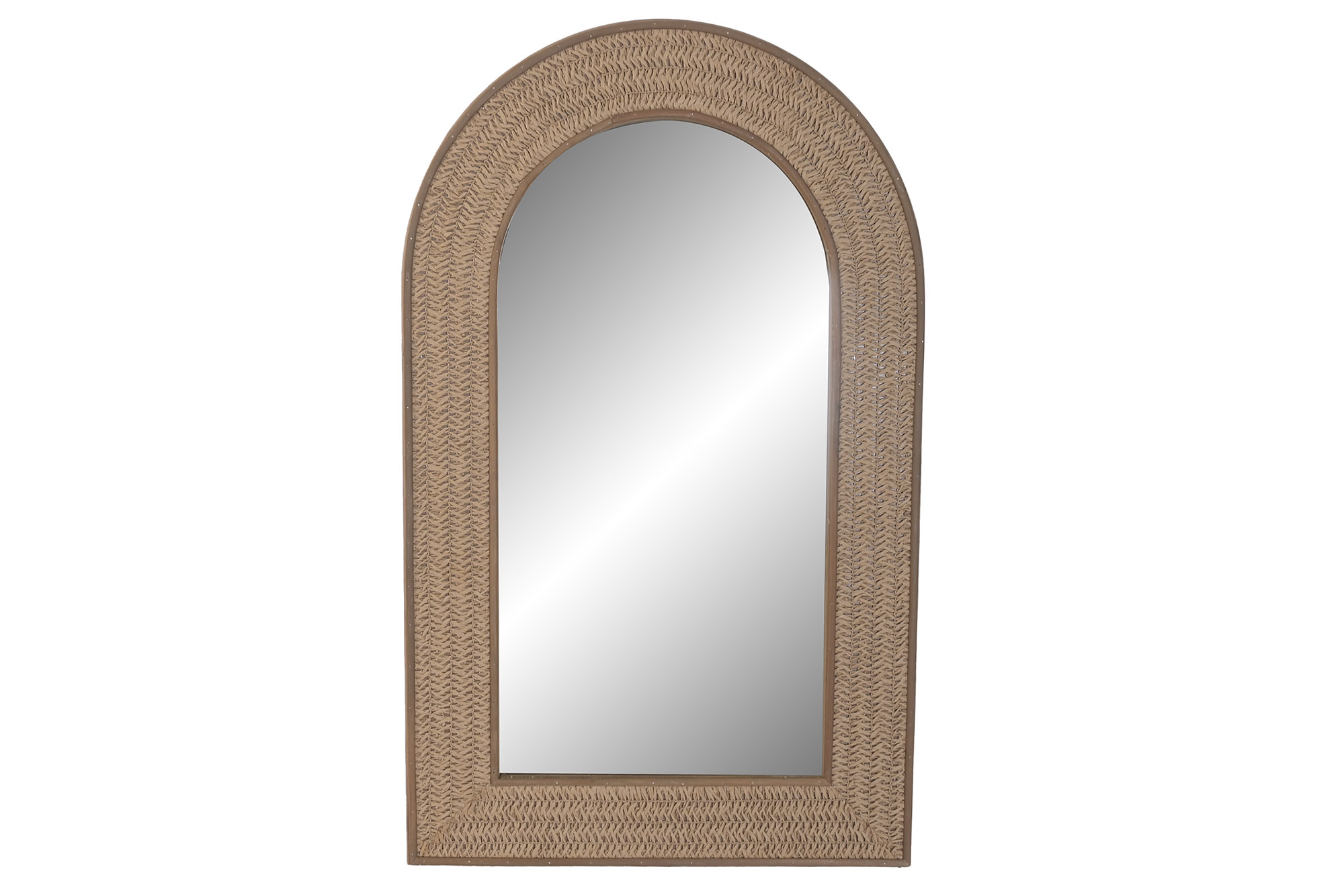 ESPEJO RATAN CRISTAL 58X2,5X94 NATURAL