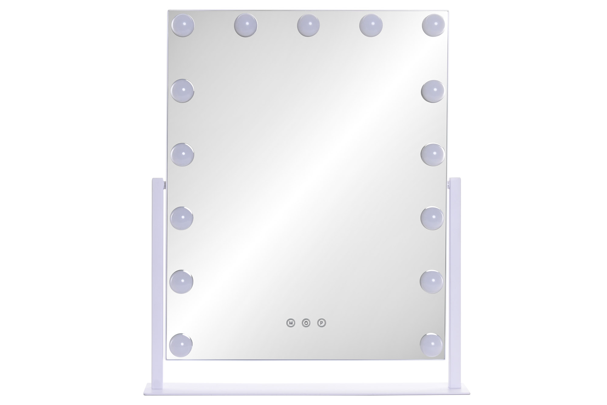 ESPEJO LED CRISTAL 46X8,5X55 15 BOMBI TACTIL