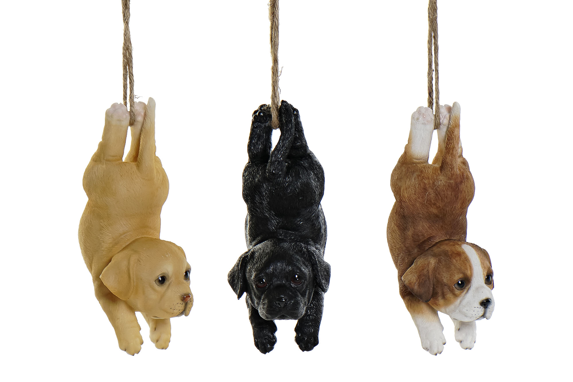FIGURA RESINA 9X10,5X20 PERRO 3 SURT.