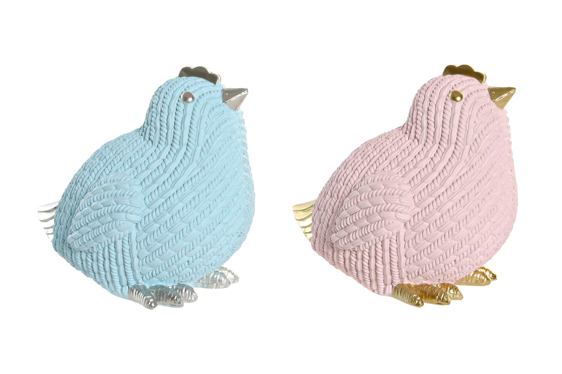 FIGURA RESINA 15,5X12X14,5 PAJARITO 2 SURT.