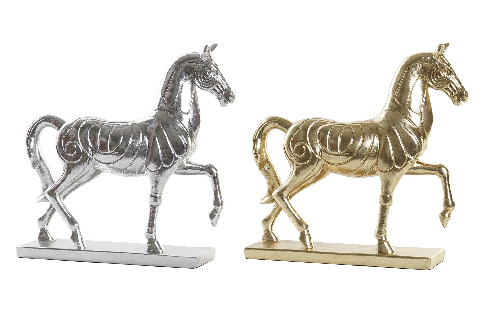 FIGURA RESINA 34X9,5X33,5 CABALLO 2 SURT.