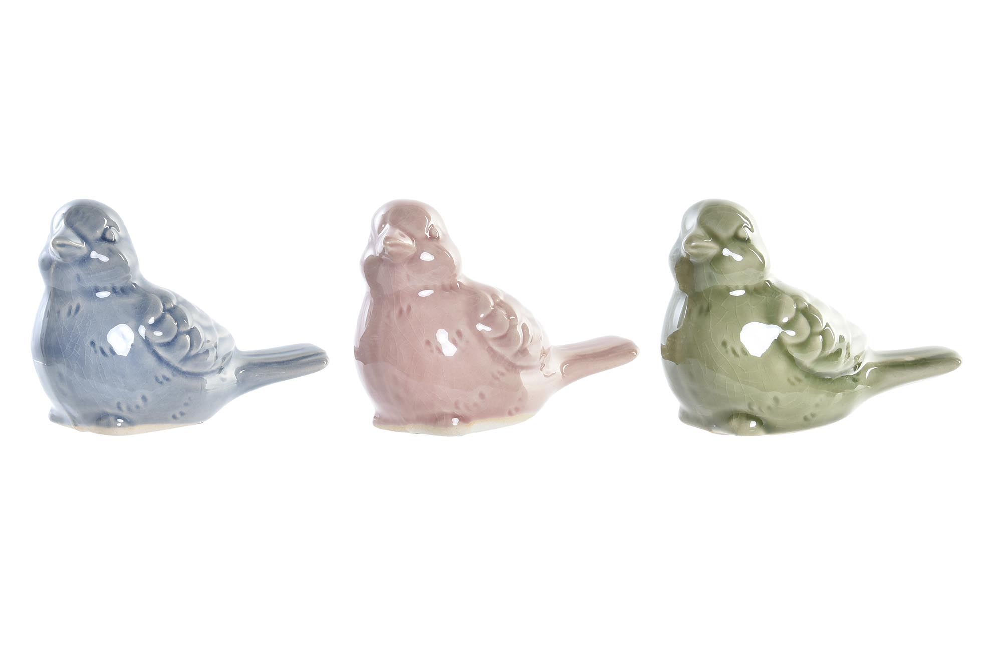 FIGURA PORCELANA 12X7X8,5 PAJARO 3 SURT.
