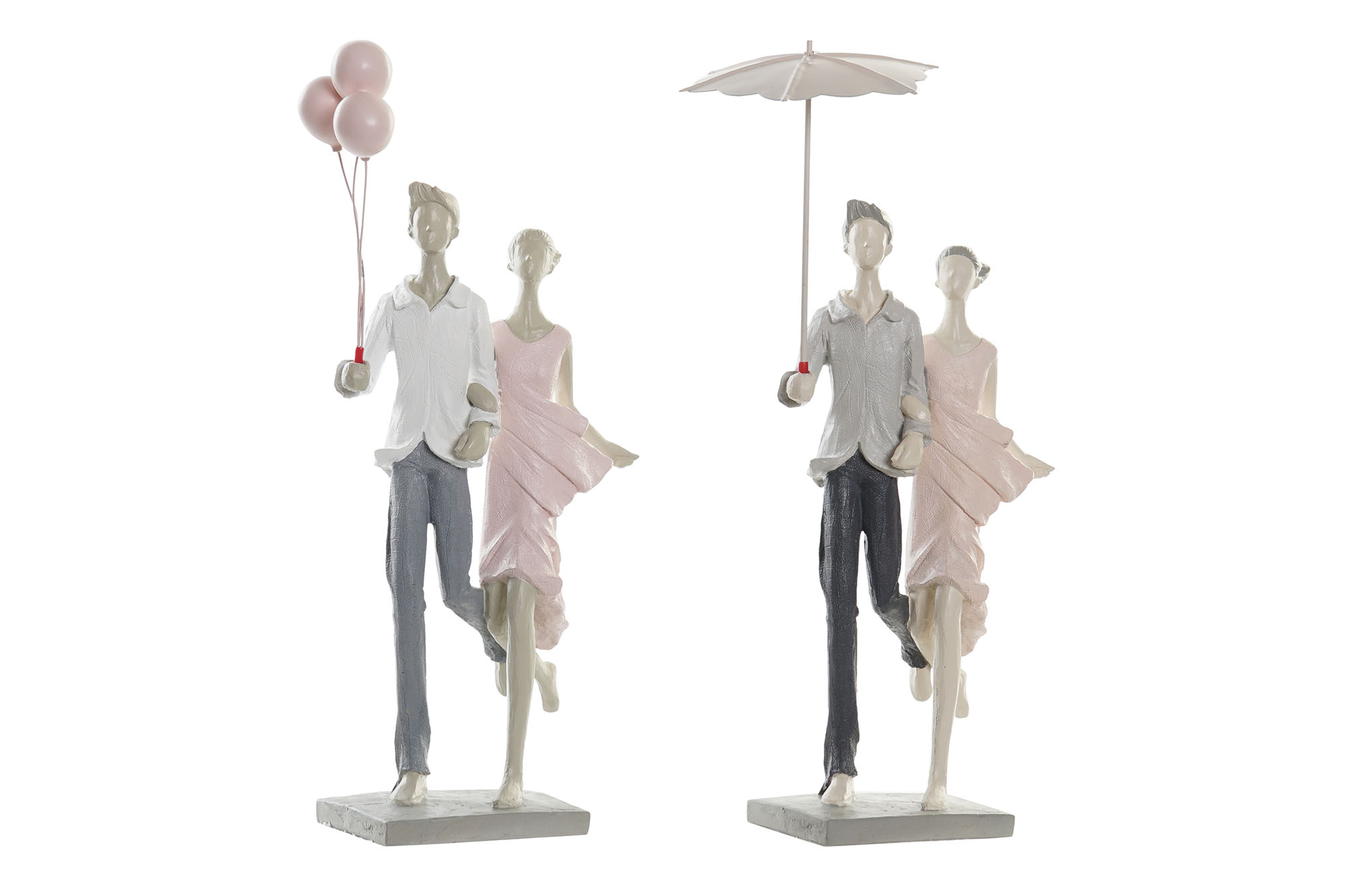 FIGURA RESINA 18X10X37 PAREJA 2 SURT.