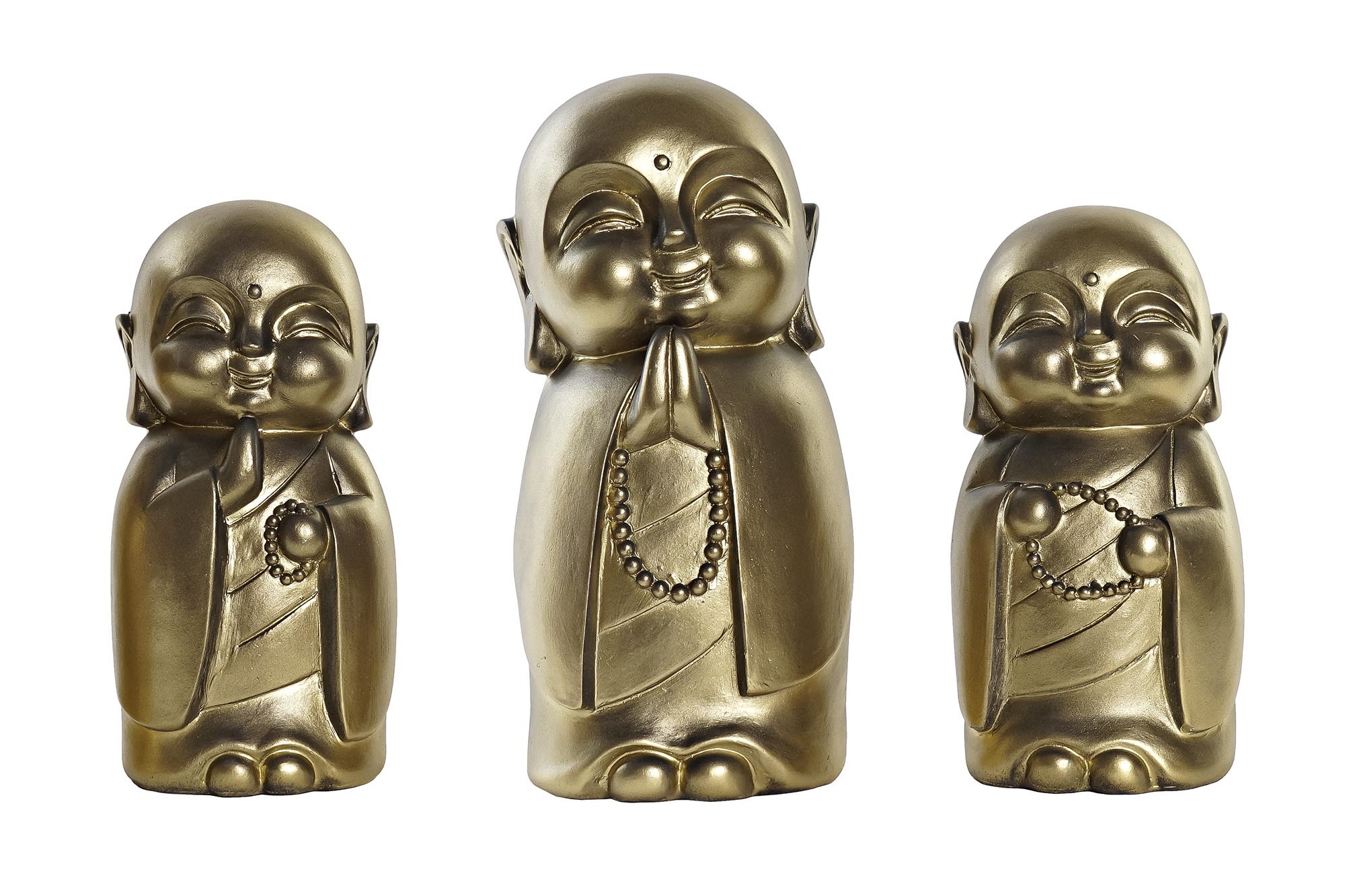 FIGURA RESINA 12,5X12,5X25 MONJE 3 SURT.