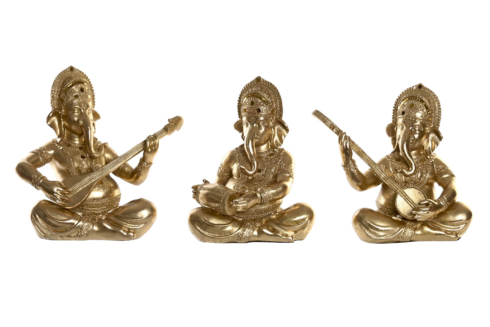 FIGURA RESINA 31X15,5X30 GANESHA 3 SURT.