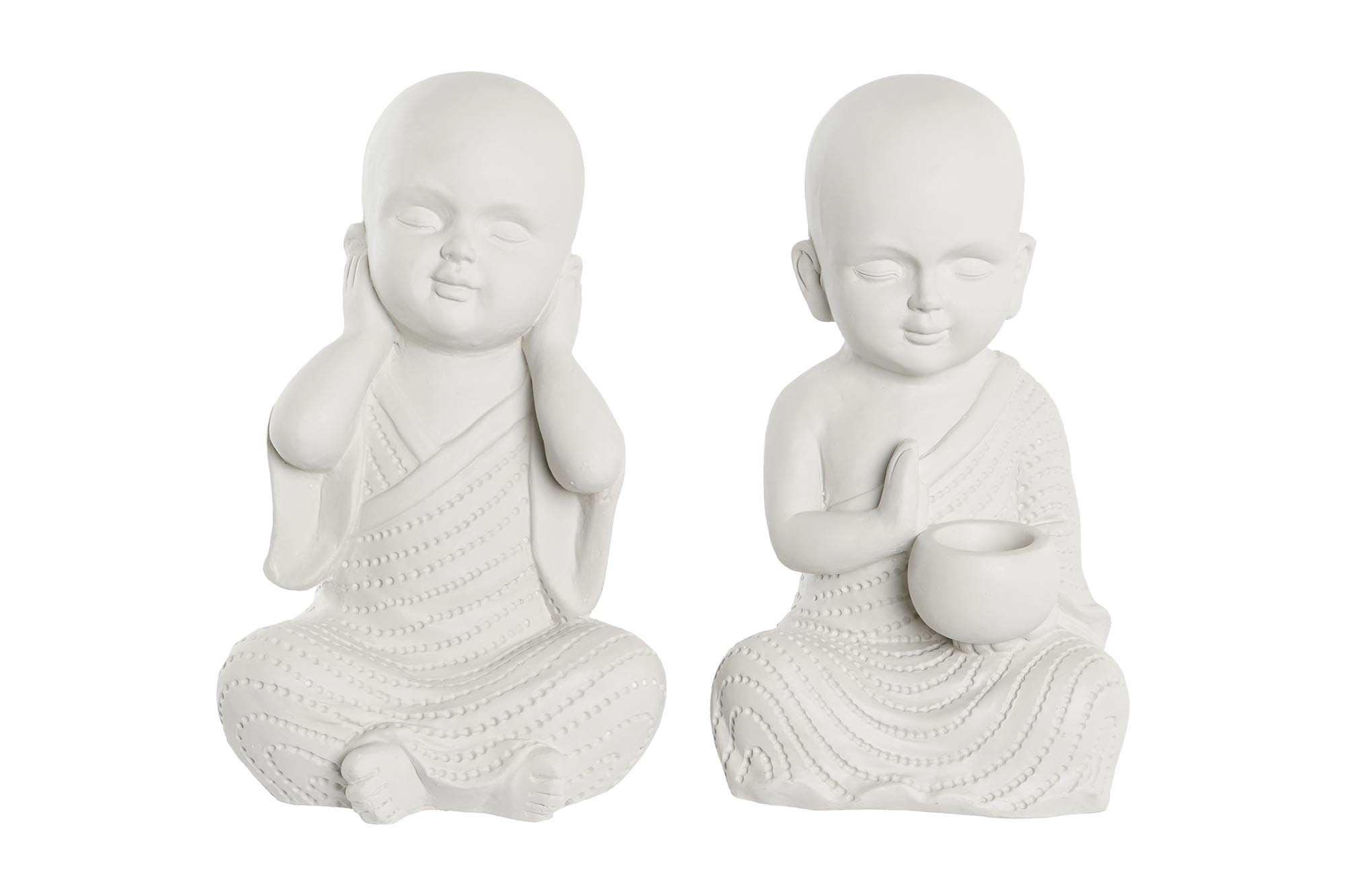 FIGURA MAGNESIA 25,5X19X39 MONJE 2 SURT.