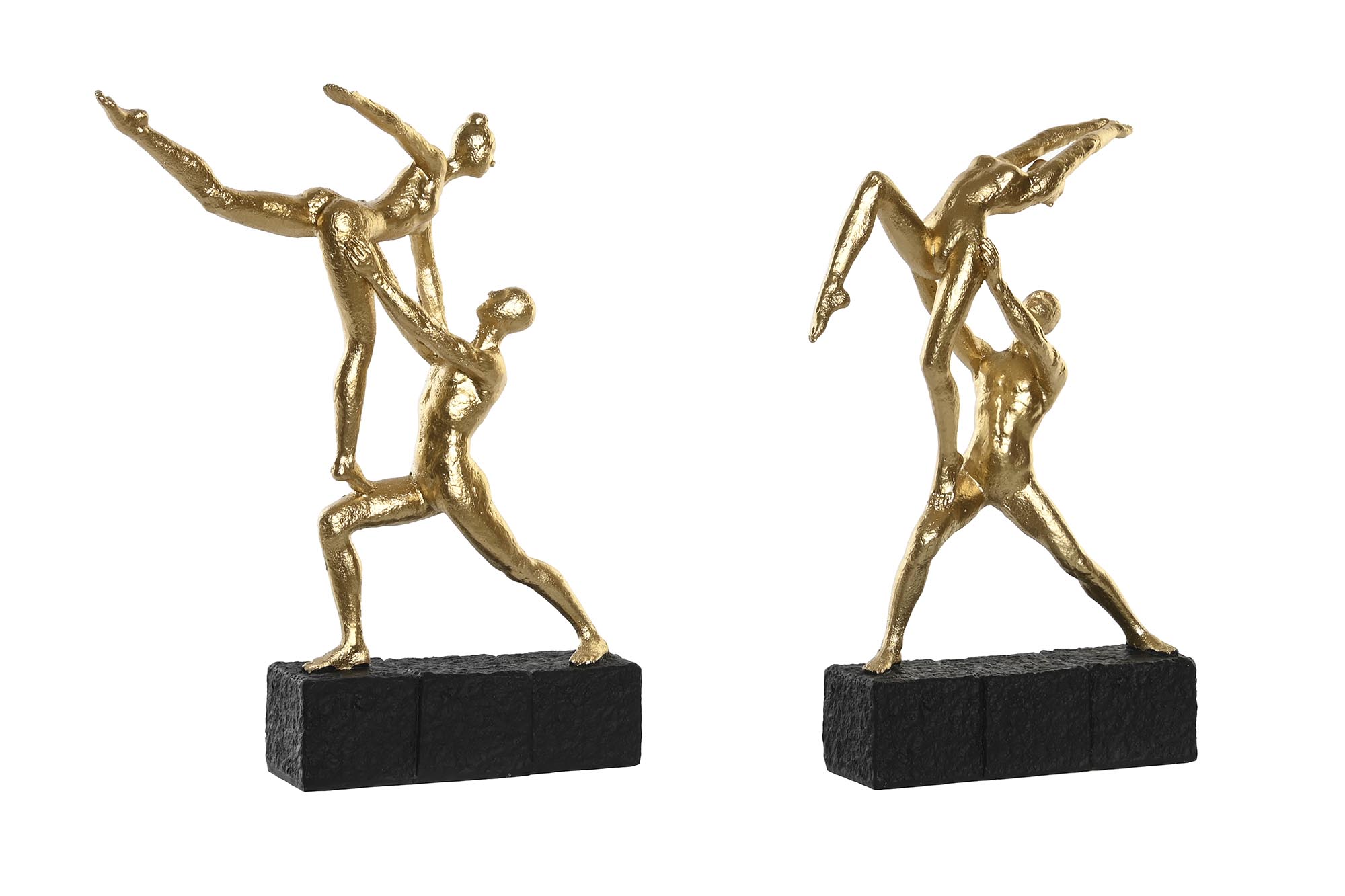 FIGURA RESINA 21X5,5X25,5 GIMNASTAS 2 SURT.