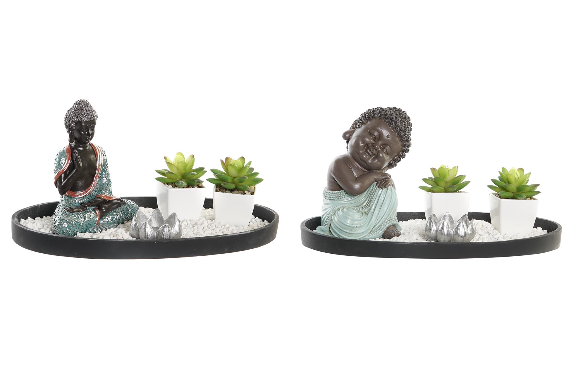 FIGURA RESINA 32X16,5X15,5 JARDIN ZEN 2 SURT.