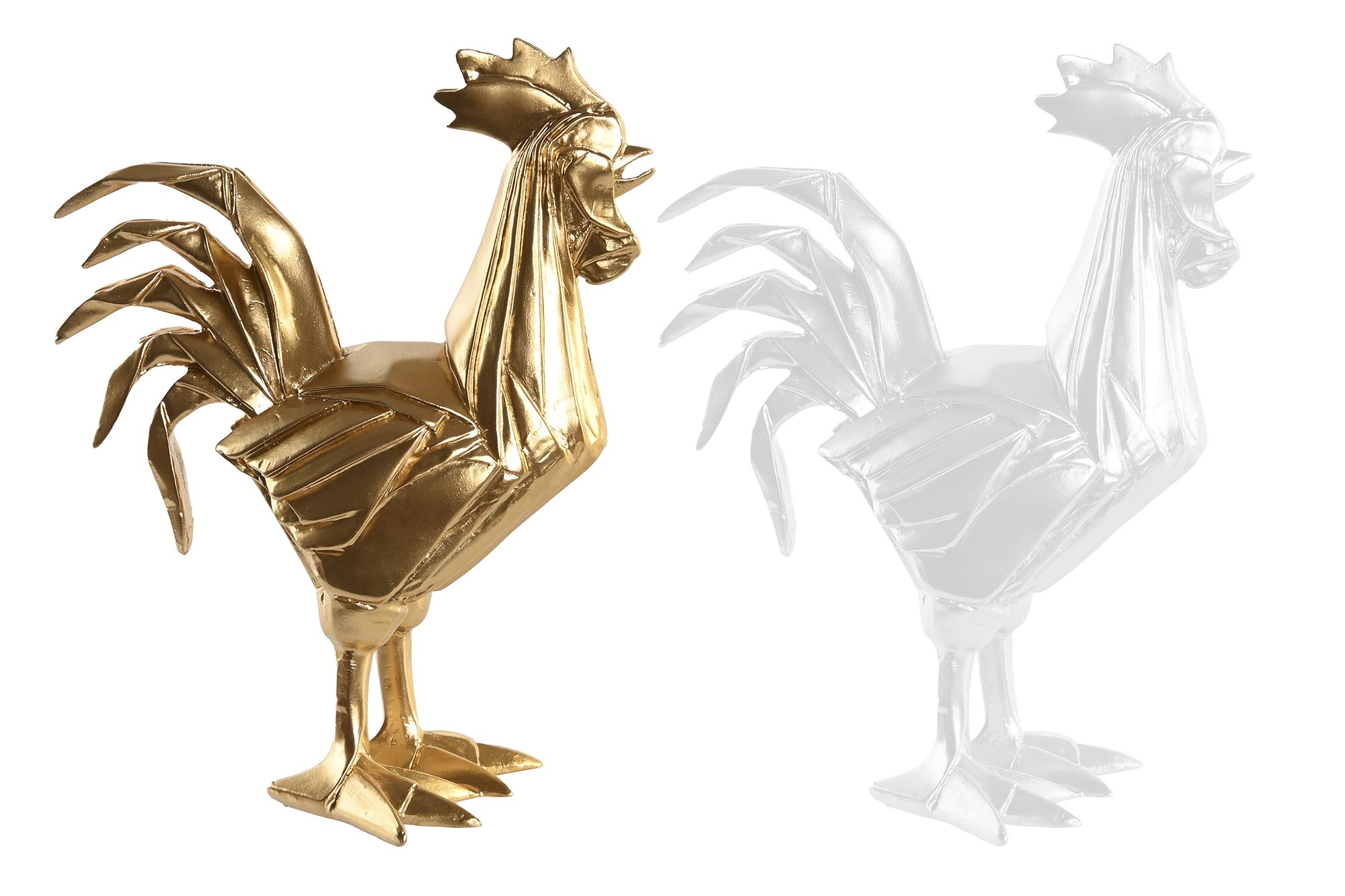 FIGURA RESINA 16X9,5X20,7 GALLO 2 SURT.