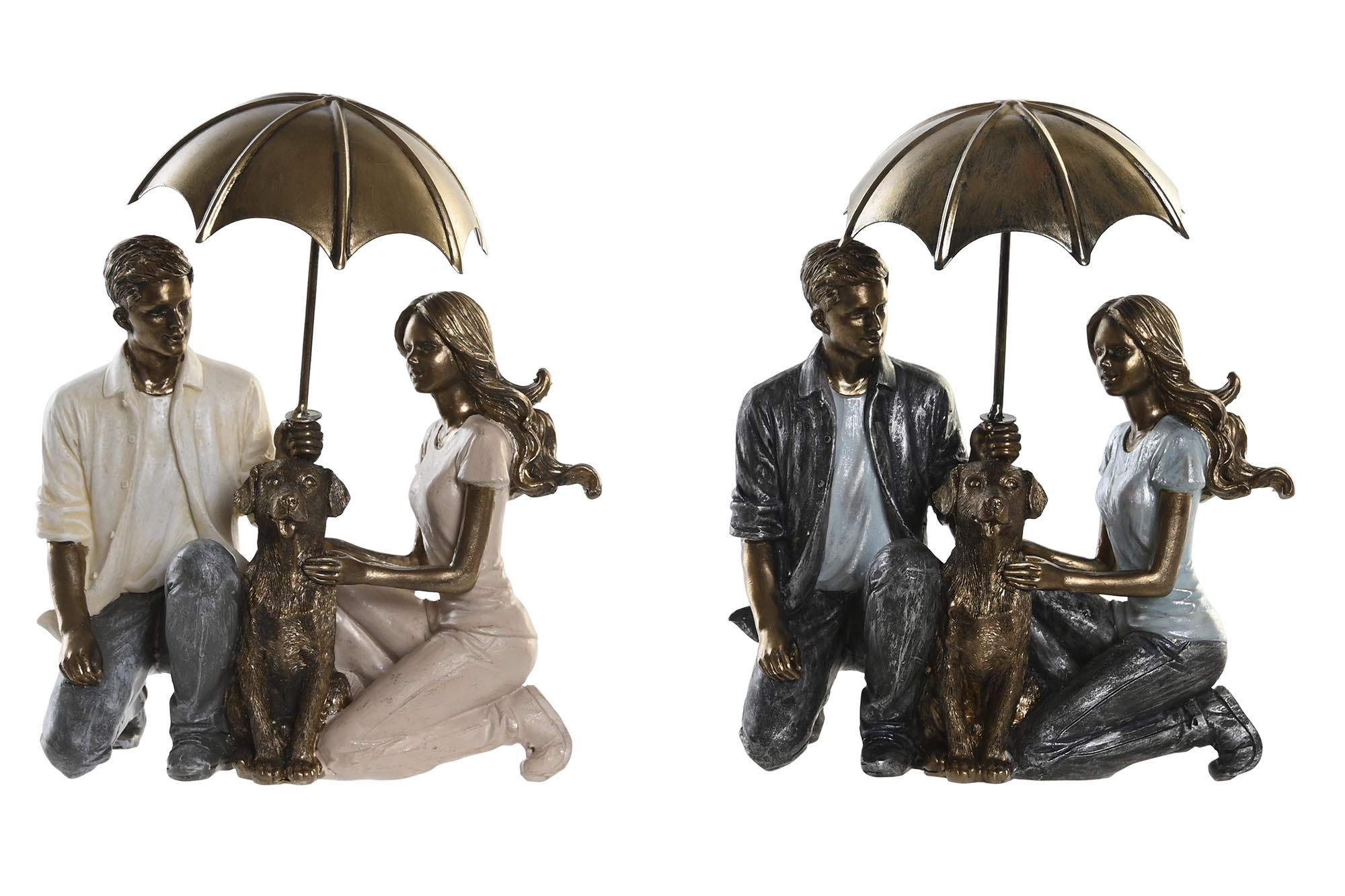 FIGURA RESINA 15,5X8,5X19 PAREJA 2 SURT.