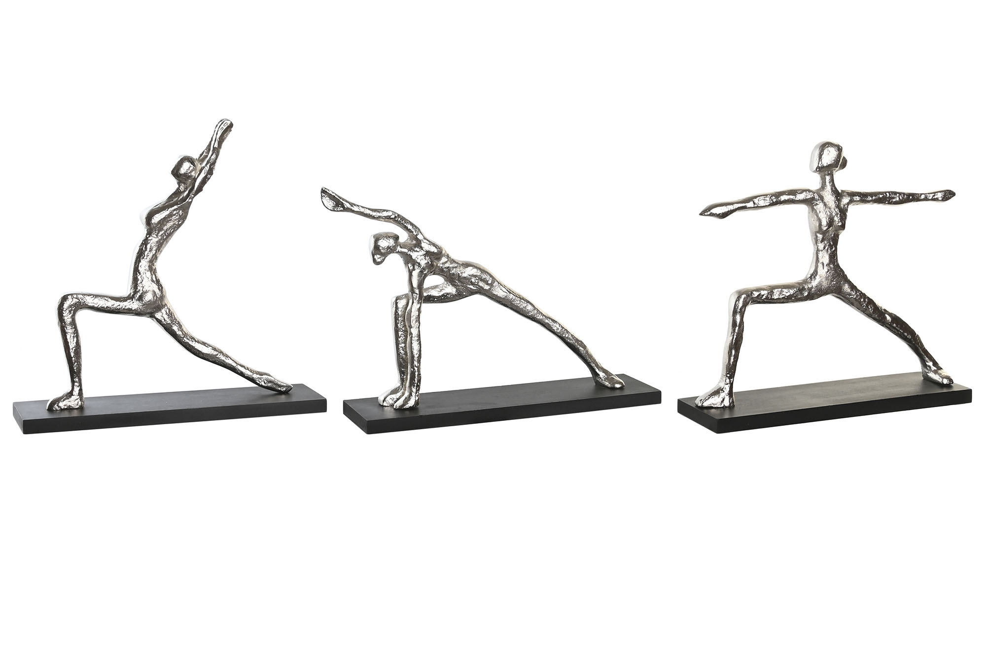 FIGURA ALUMINIO MDF 33X10X35 YOGA 3 SURT.