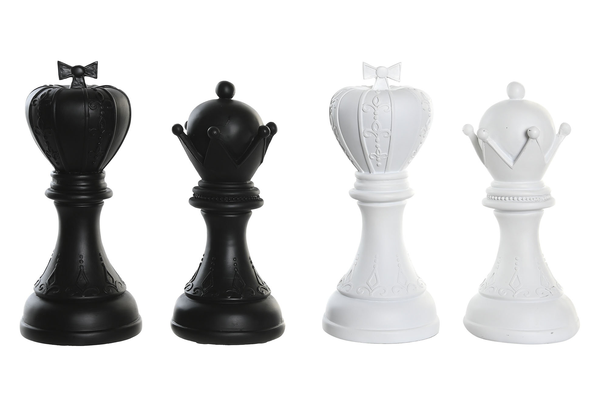 FIGURA RESINA 12X12X25,5 AJEDREZ 4 SURT.