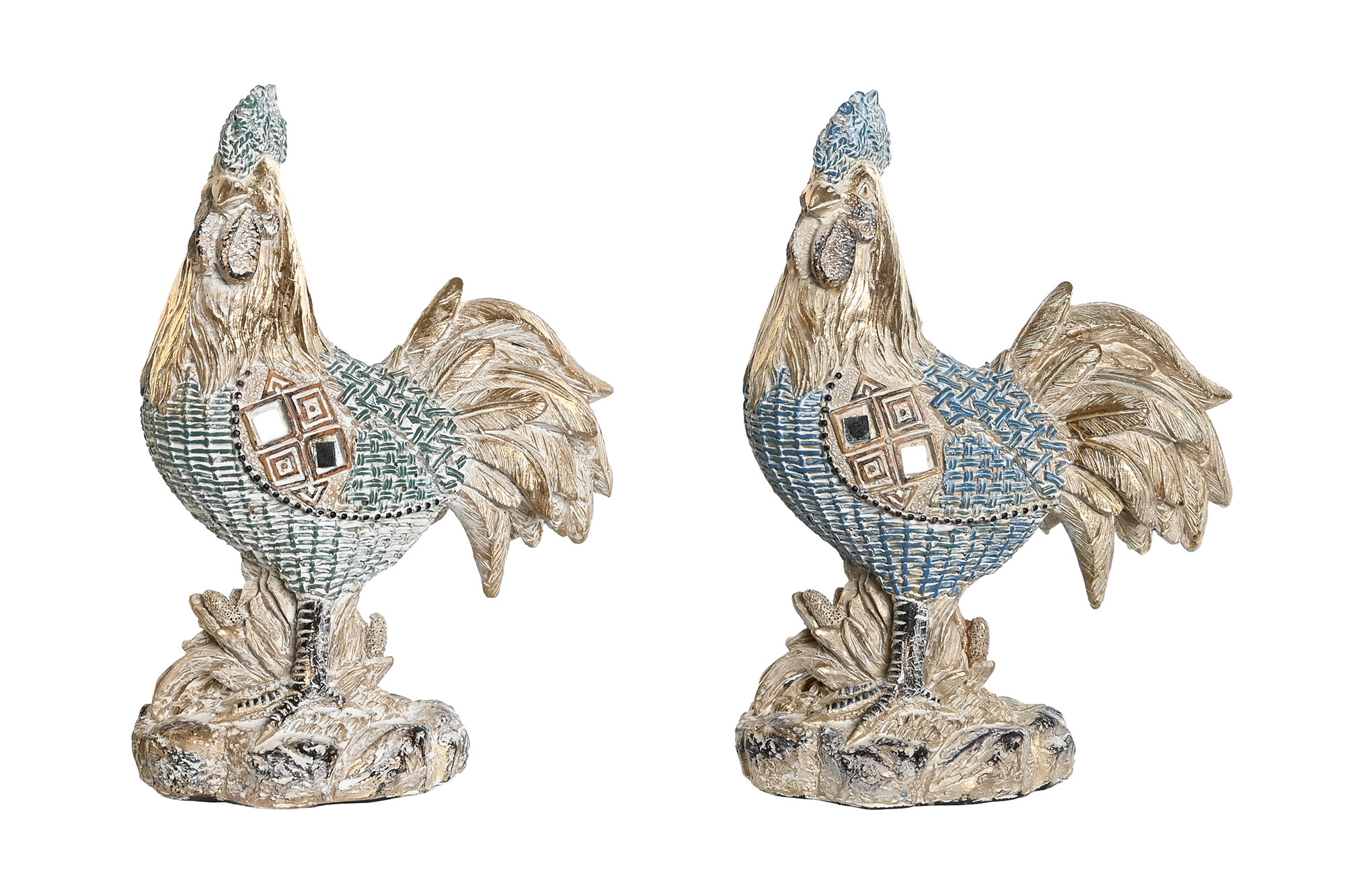 FIGURA RESINA 14,3X7,5X20 GALLO DECAPE 2 SURT.