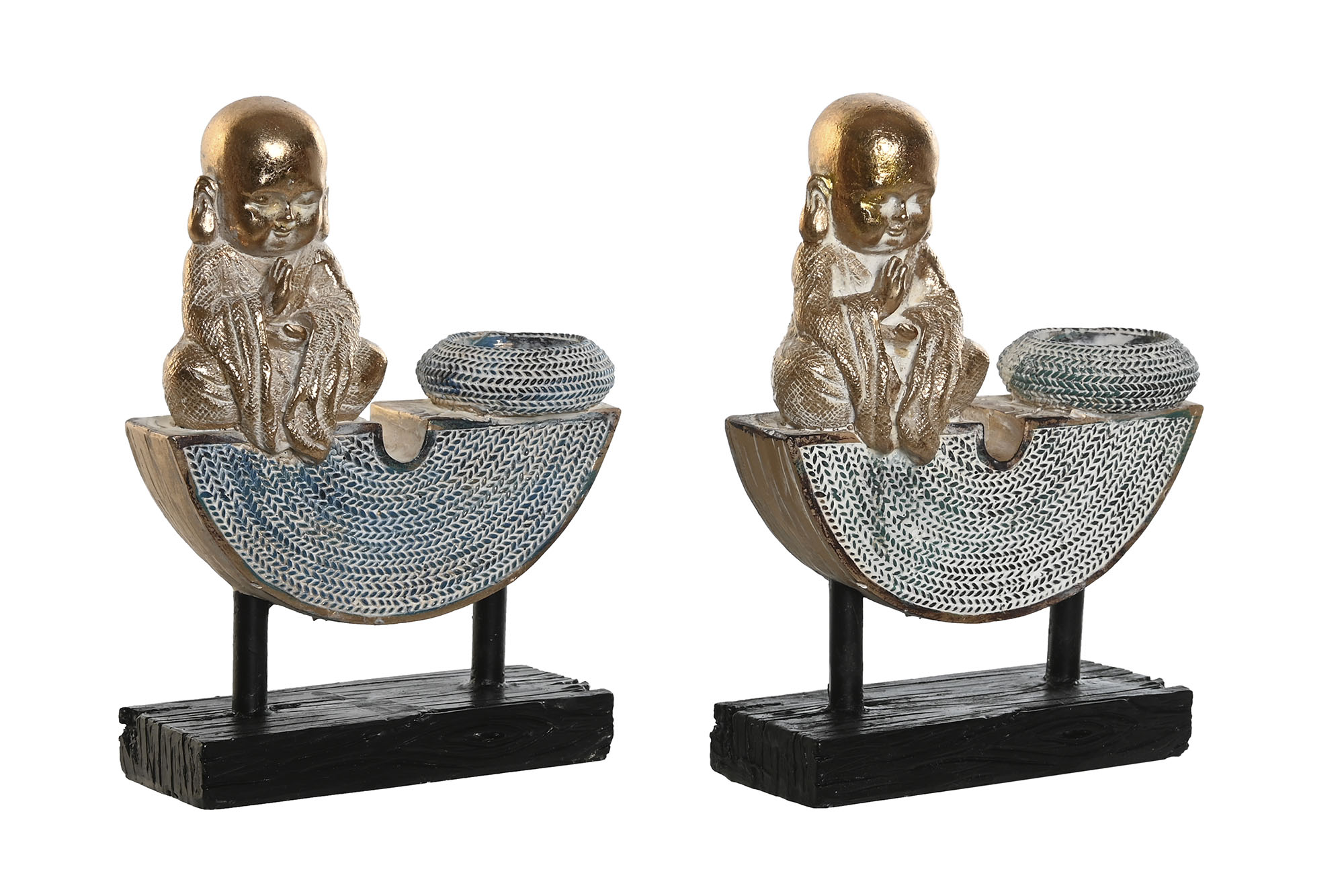 FIGURA RESINA 12X4,6X16 MONJE DECAPE 2 SURT.