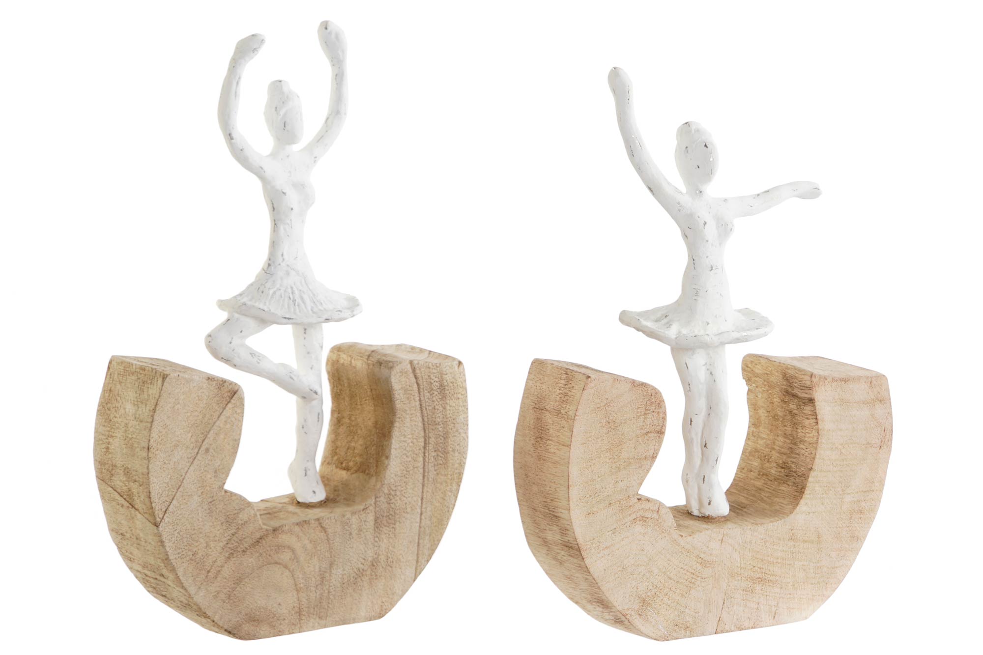 FIGURA MANGO ALUMINIO 17X6X24 BAILARINA 2 SURT.