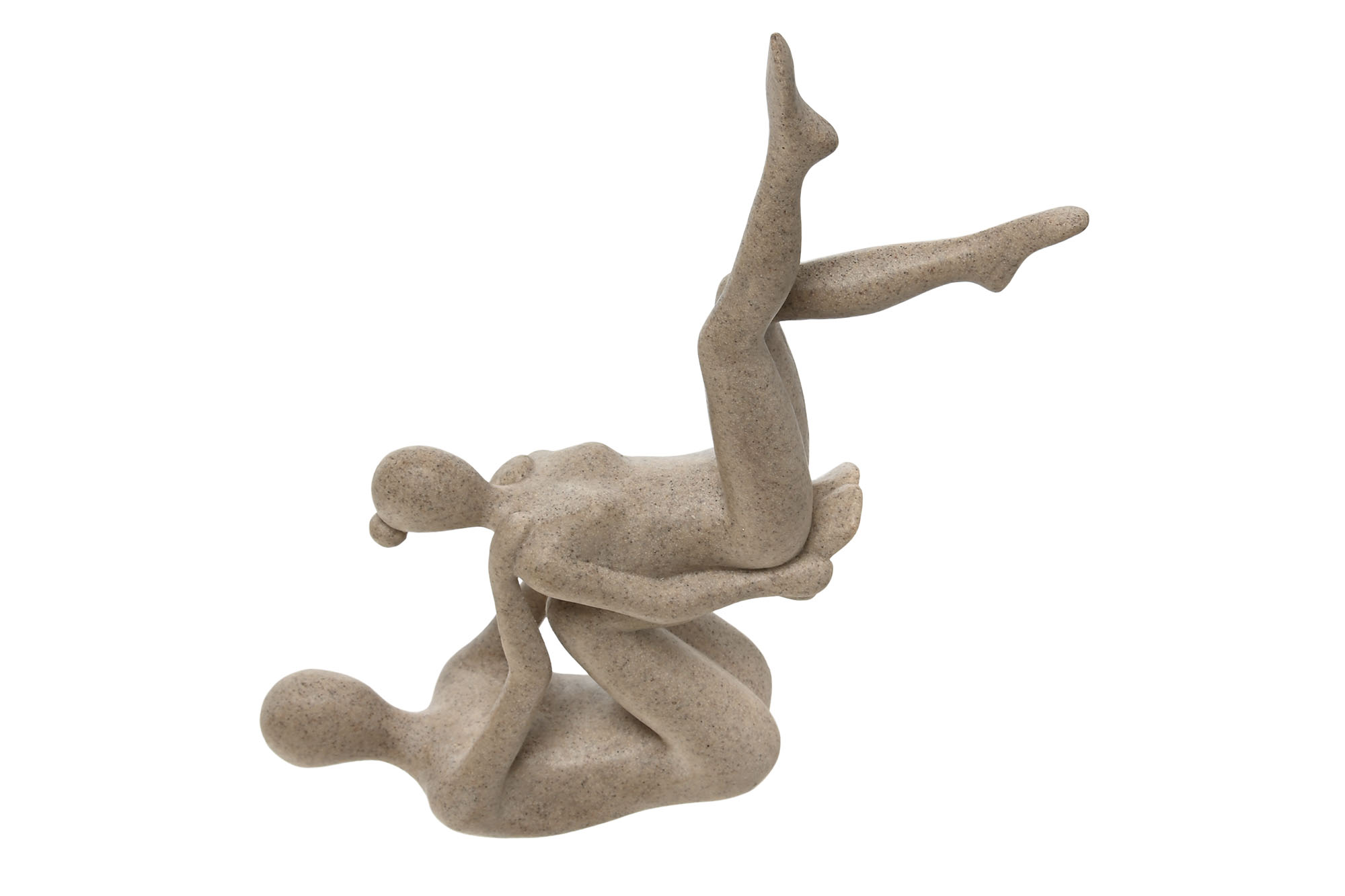 FIGURA RESINA 29,5X7,5X27,8 YOGA BEIGE