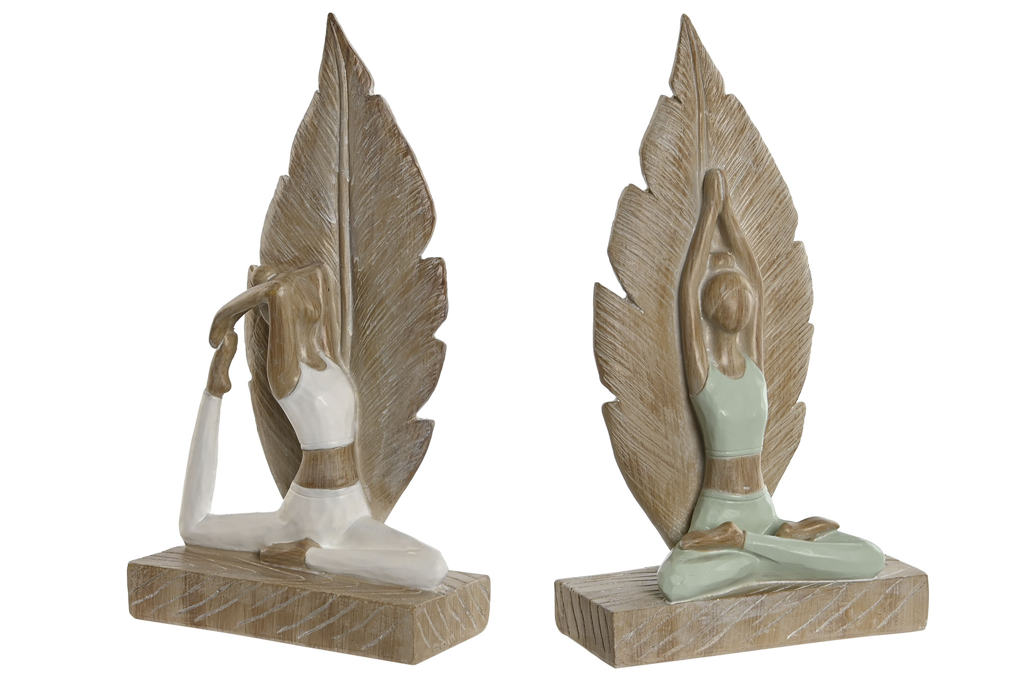 FIGURA RESINA 15,5X7,5X26,5 YOGA CHICA 2 SURT.