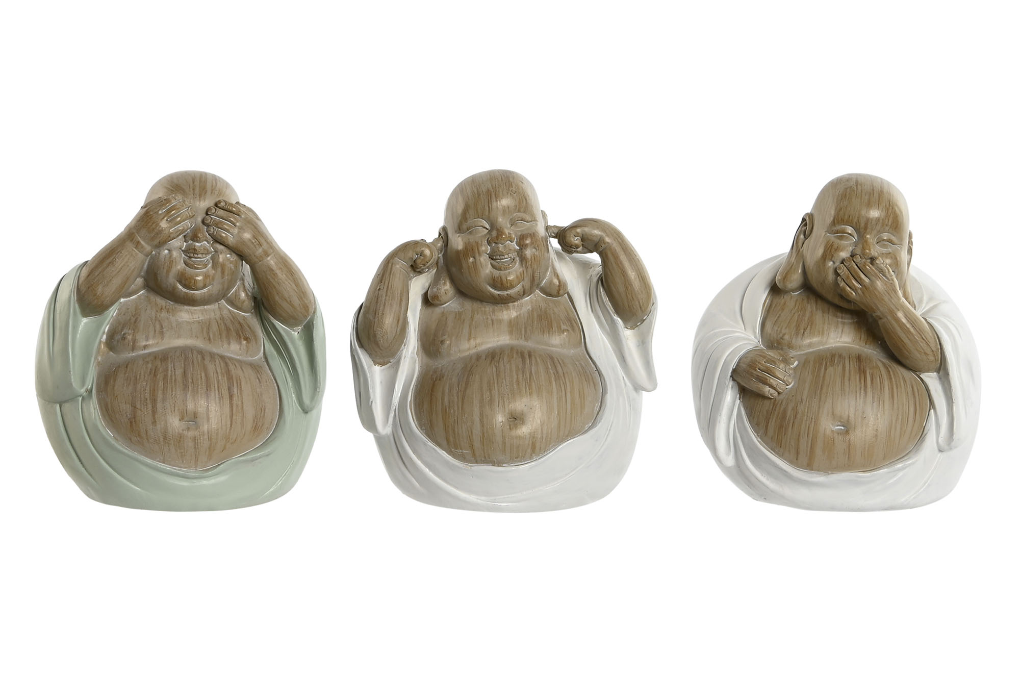 FIGURA RESINA 10X9X10,5 BUDA 3 SURT.