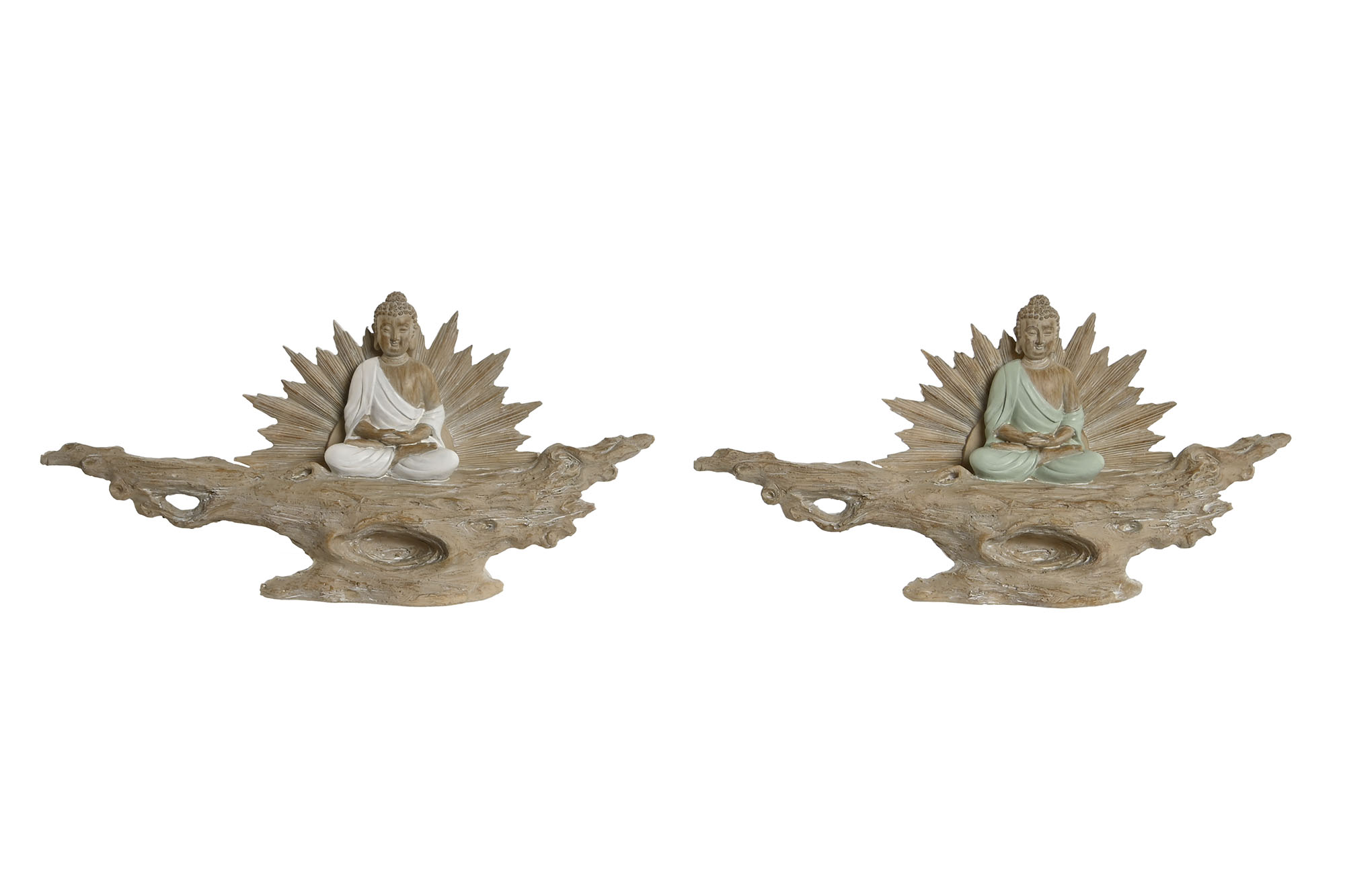 FIGURA RESINA 30X6X15 BUDA TRONCO 2 SURT.