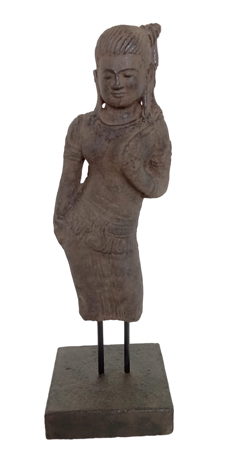 FIGURA CEMENTO 20X20X60 DEIDAD JAVANESA ACABADO A