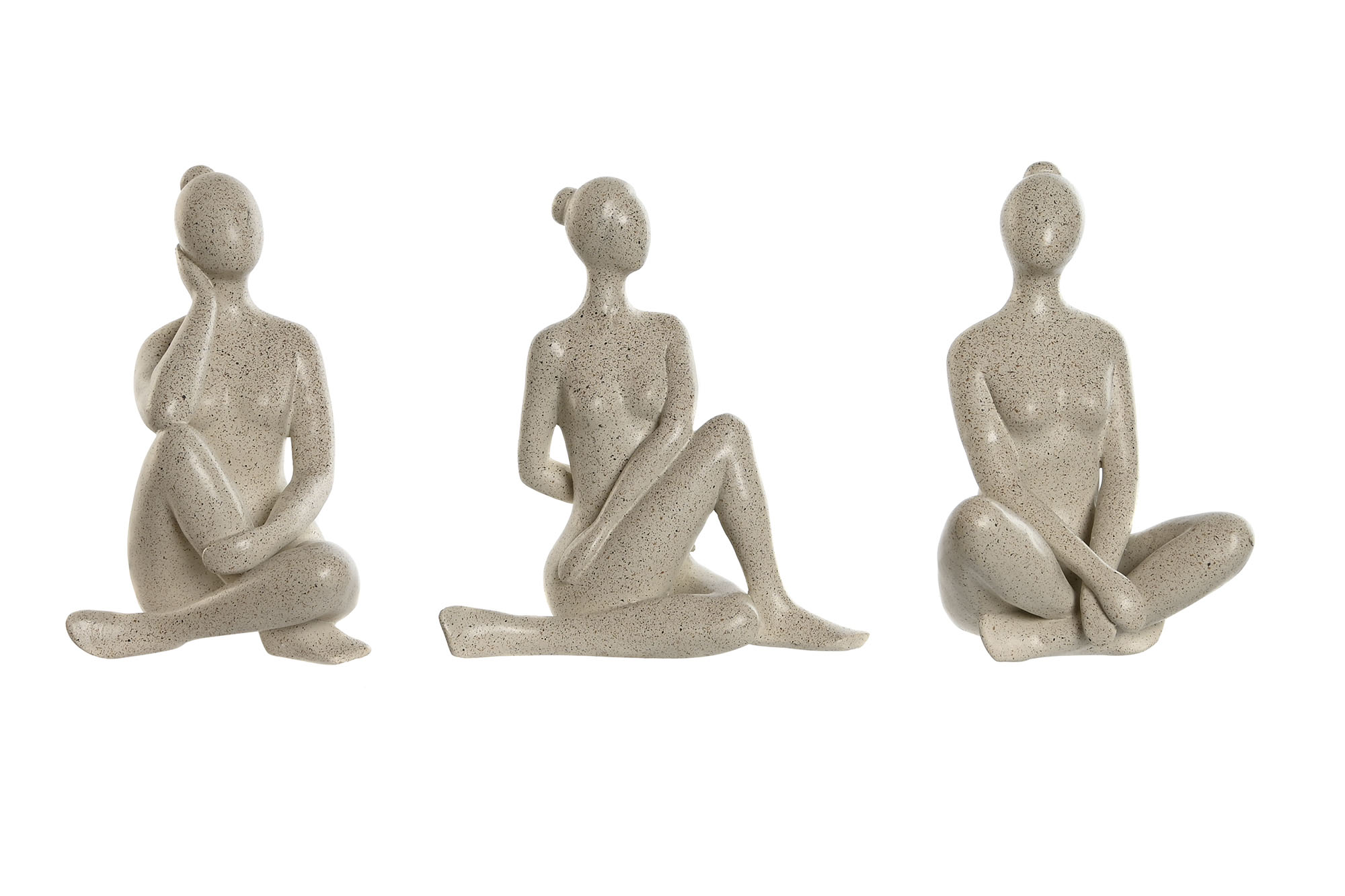 FIGURA RESINA 13X11,5X17,5 YOGA 3 SURT.