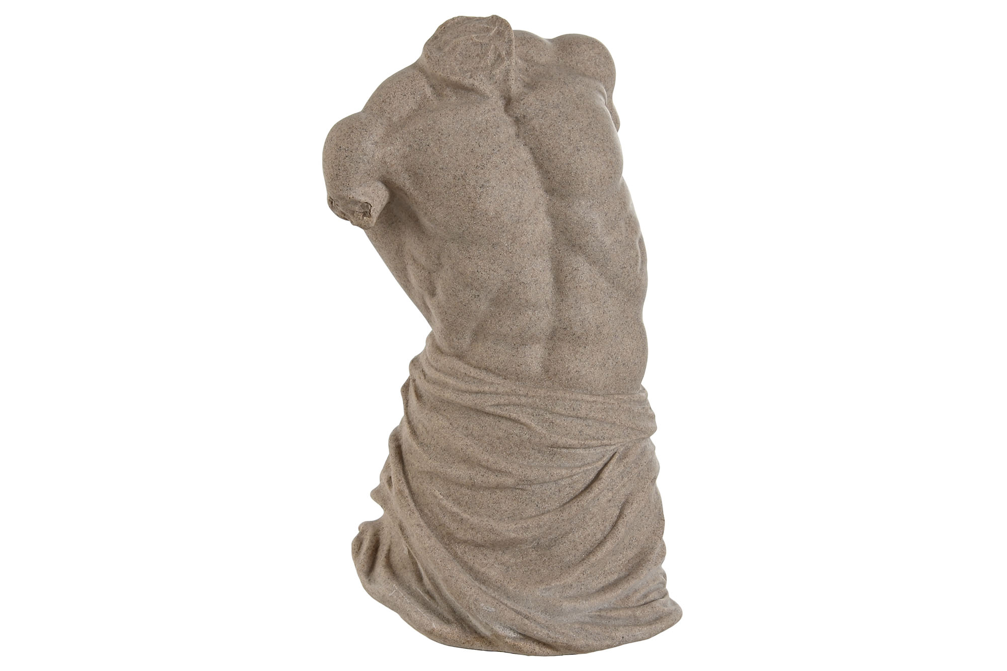 FIGURA RESINA 17X14X29 TORSO RUGOSO MARRON