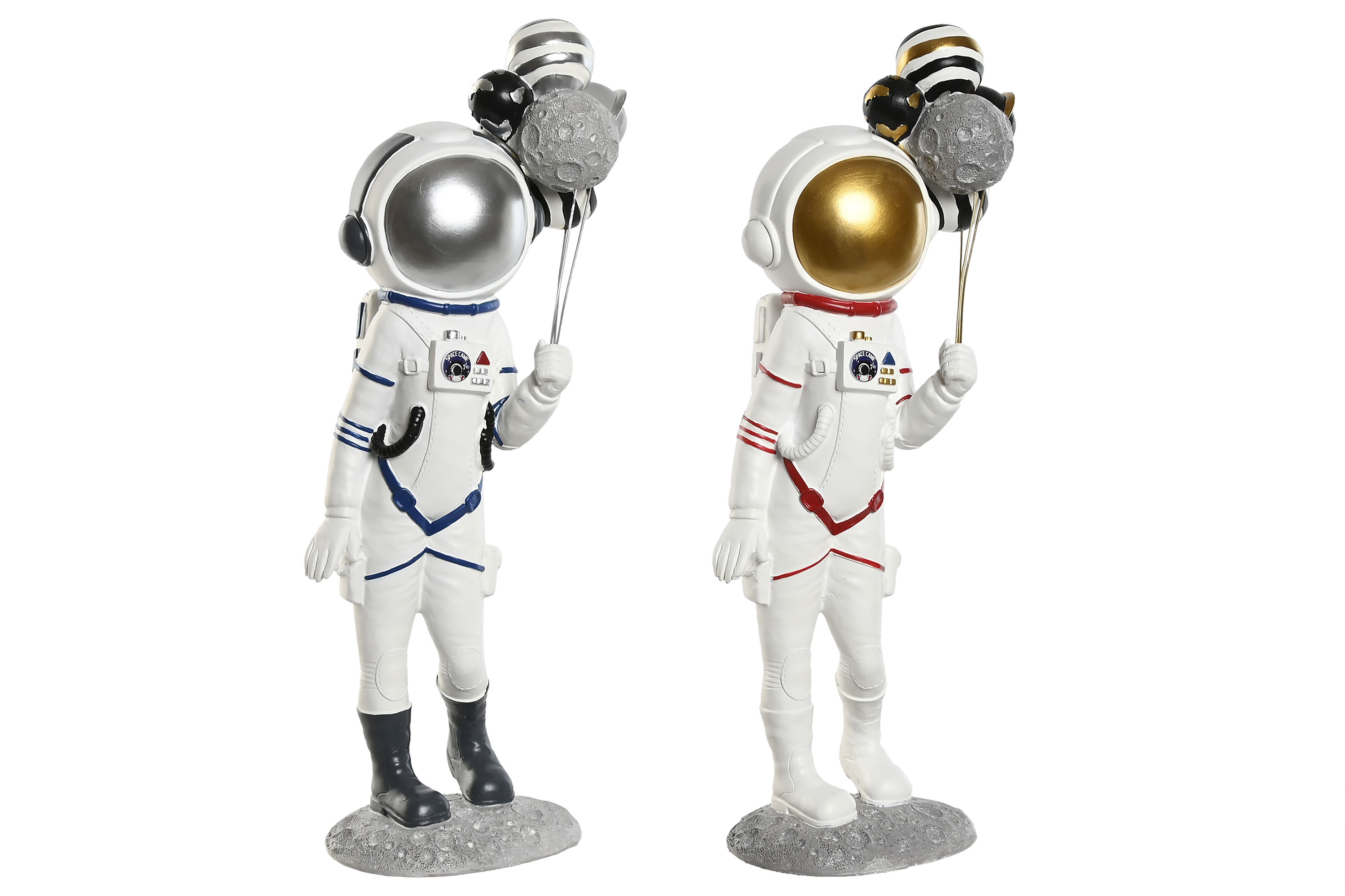 FIGURA RESINA 16X12X41 ASTRONAUTA 2 SURT.