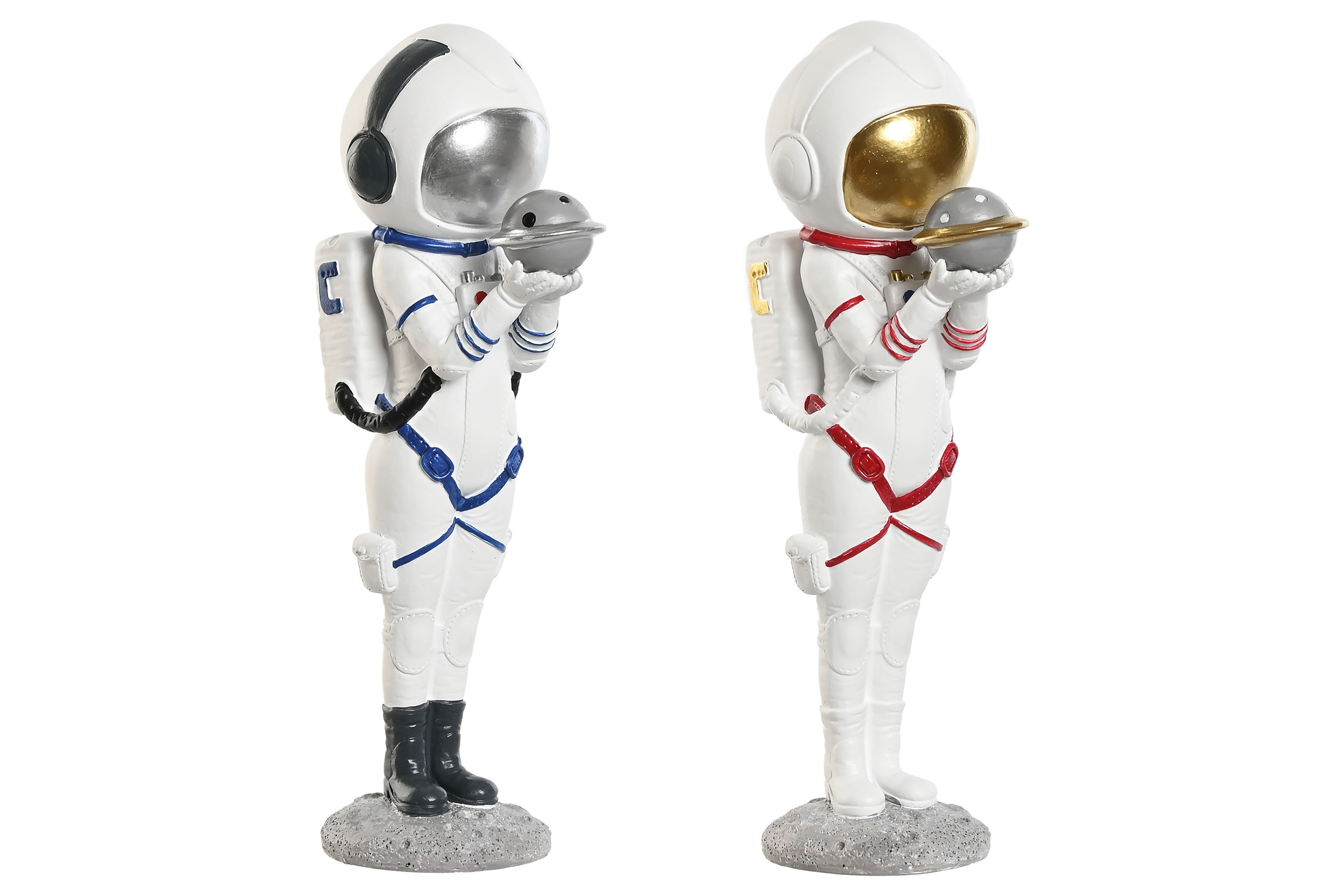 FIGURA RESINA 11X7X25 ASTRONAUTA 2 SURT.