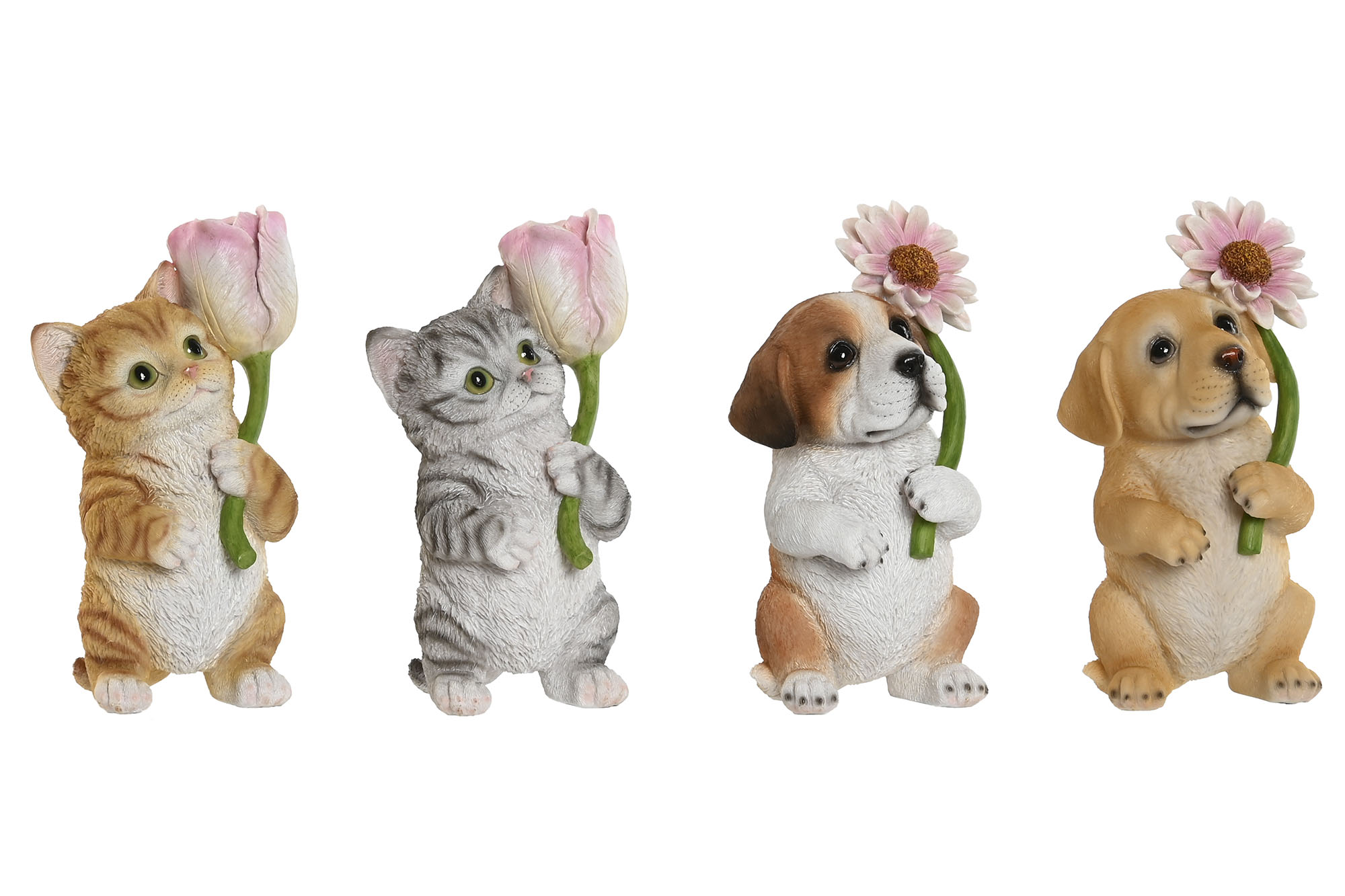 FIGURA RESINA 10,5X9X18,5 ANIMALES 4 SURT.