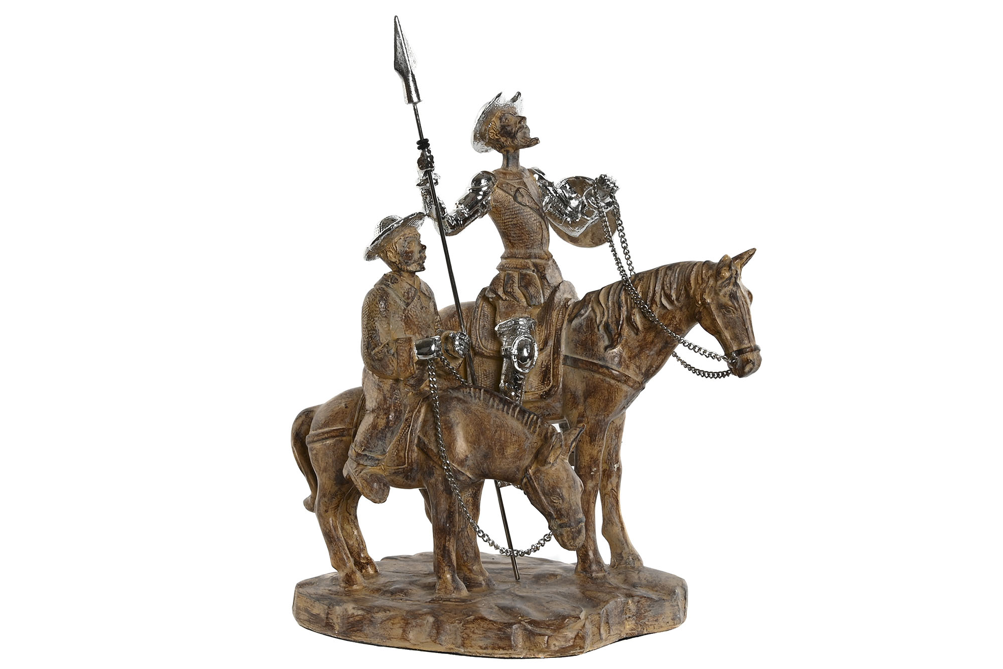FIGURA RESINA 20,5X13X26 QUIJOTE NATURAL