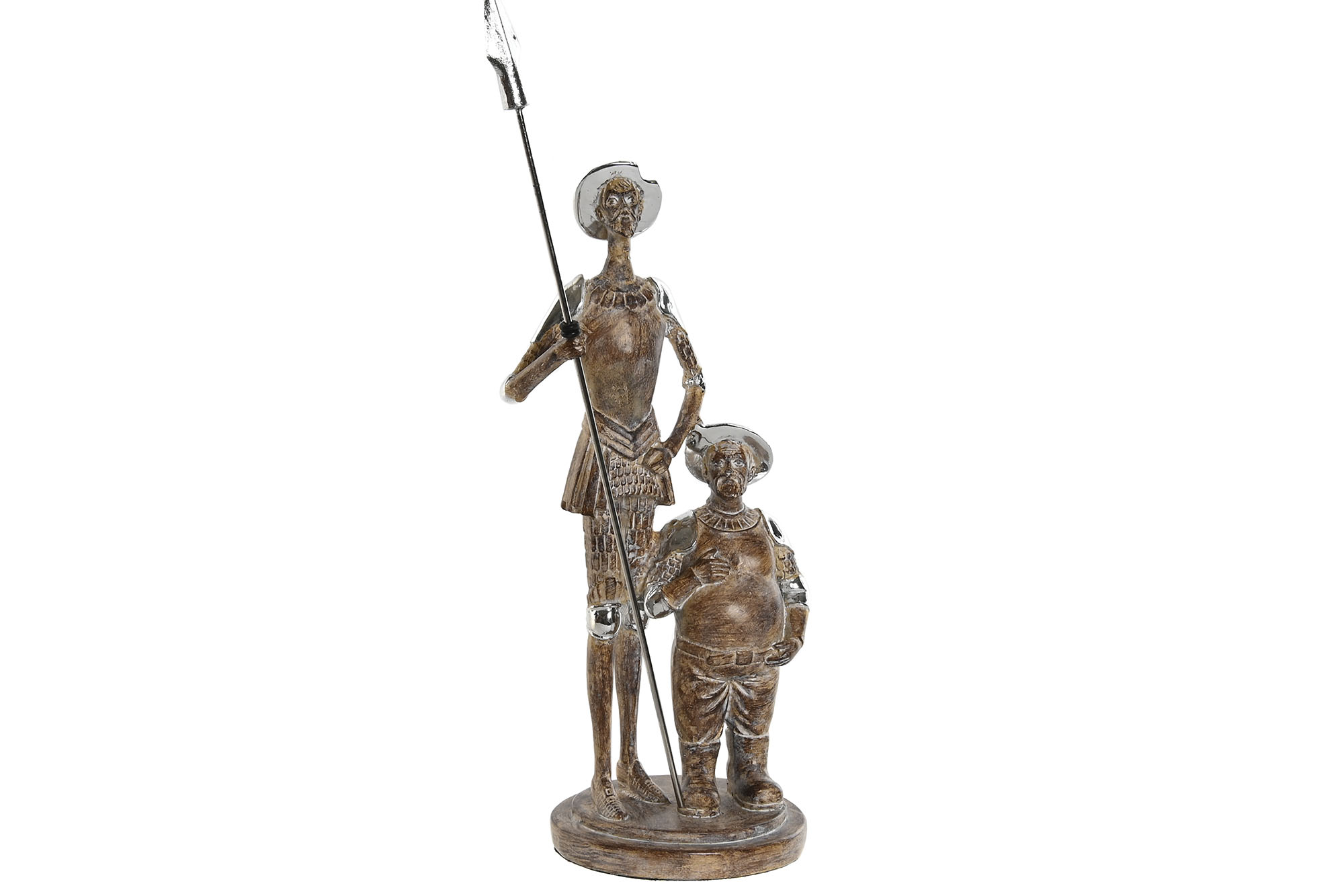 FIGURA RESINA 9X8X25 QUIJOTE NATURAL