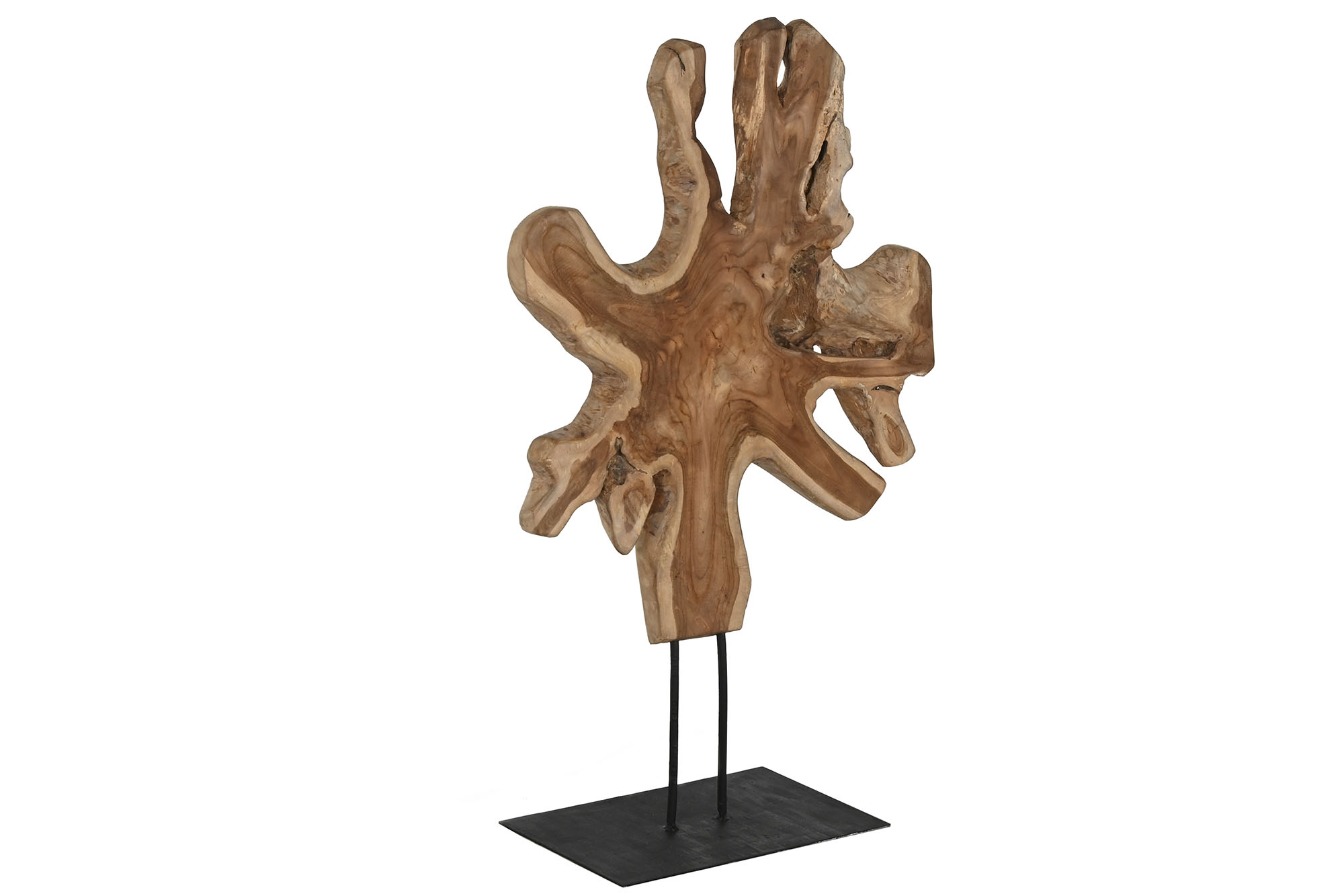 FIGURA TECA HIERRO 52X37X94 PIEZA UNICA