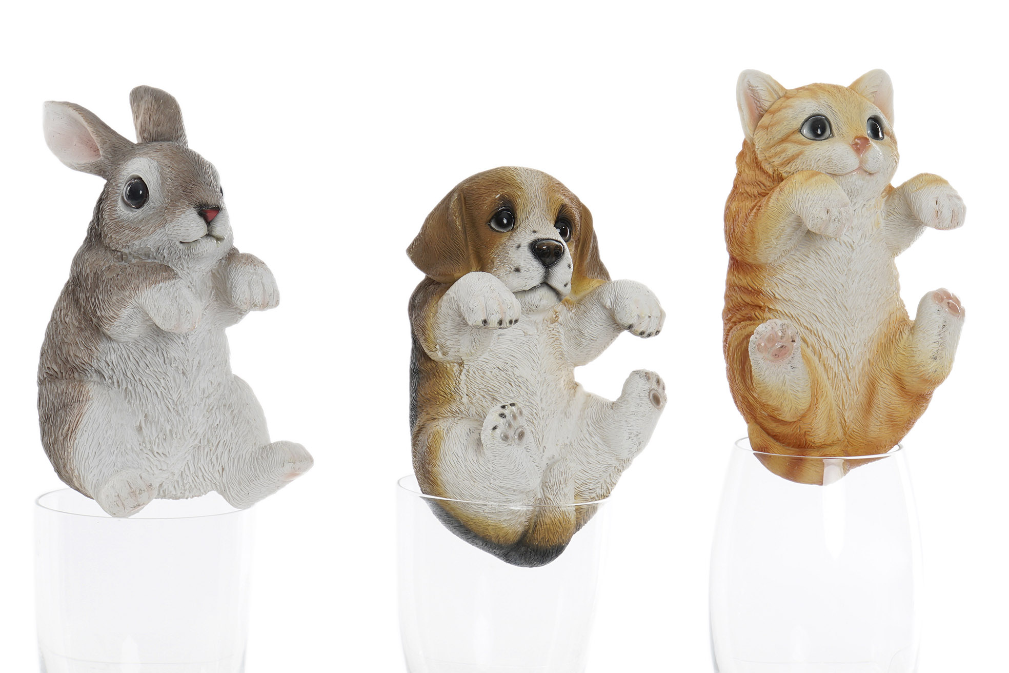FIGURA RESINA 9X9X15,5 ANIMAL 3 SURT.