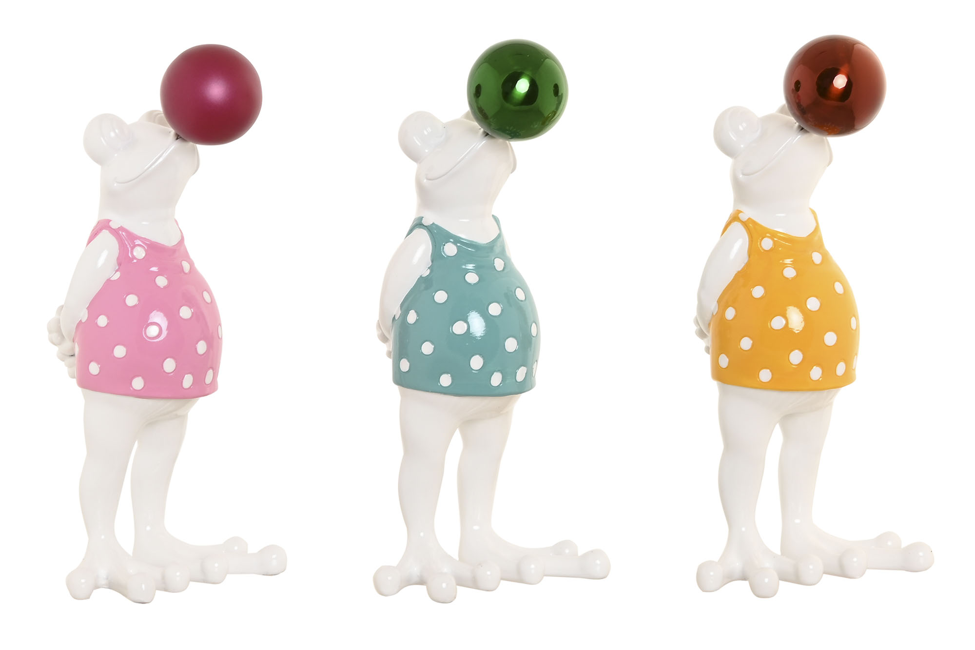 FIGURA RESINA 13X12X27 RANA 3 SURT.