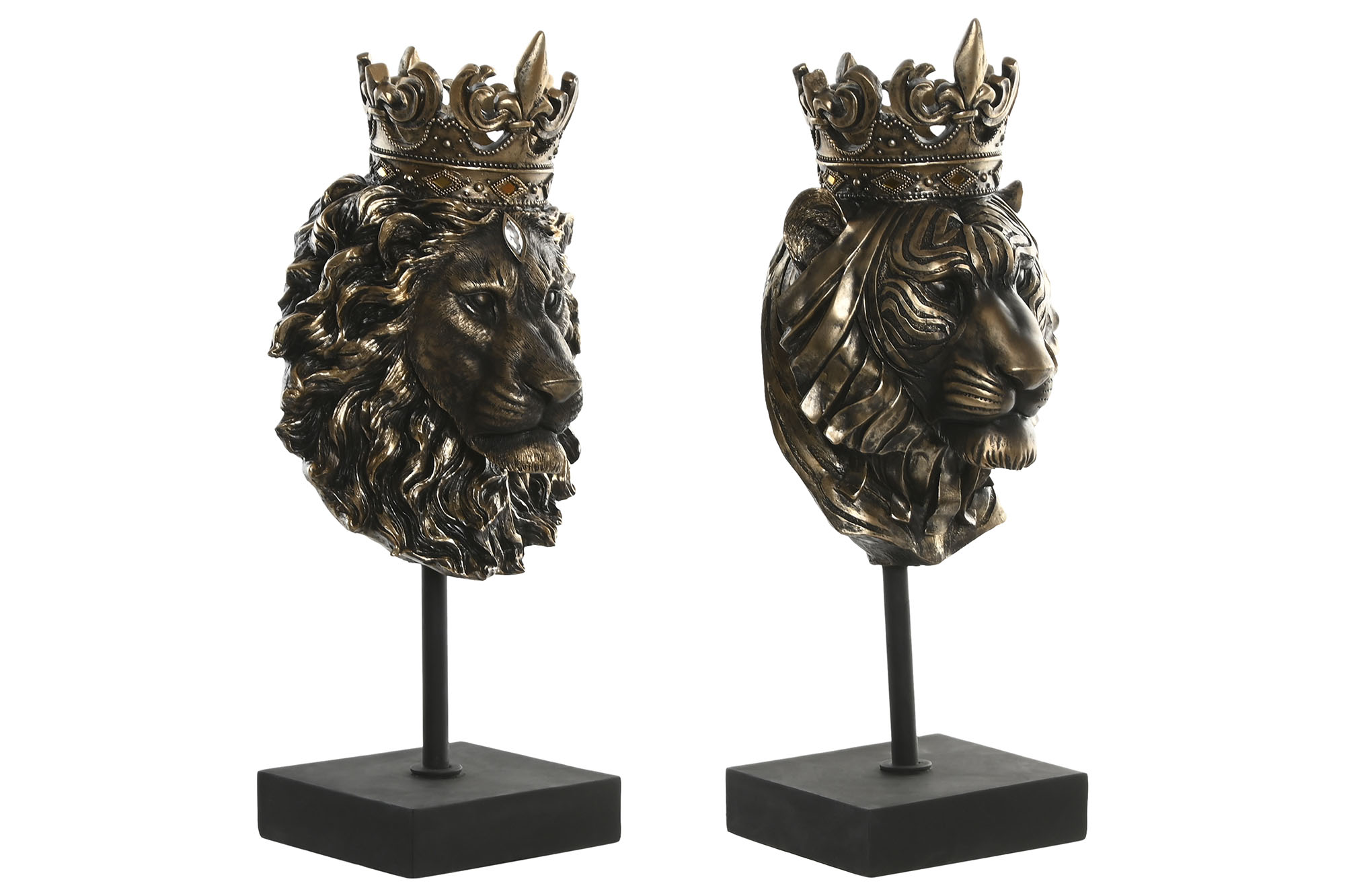 FIGURA RESINA 21X18X44 LEON 2 SURT.