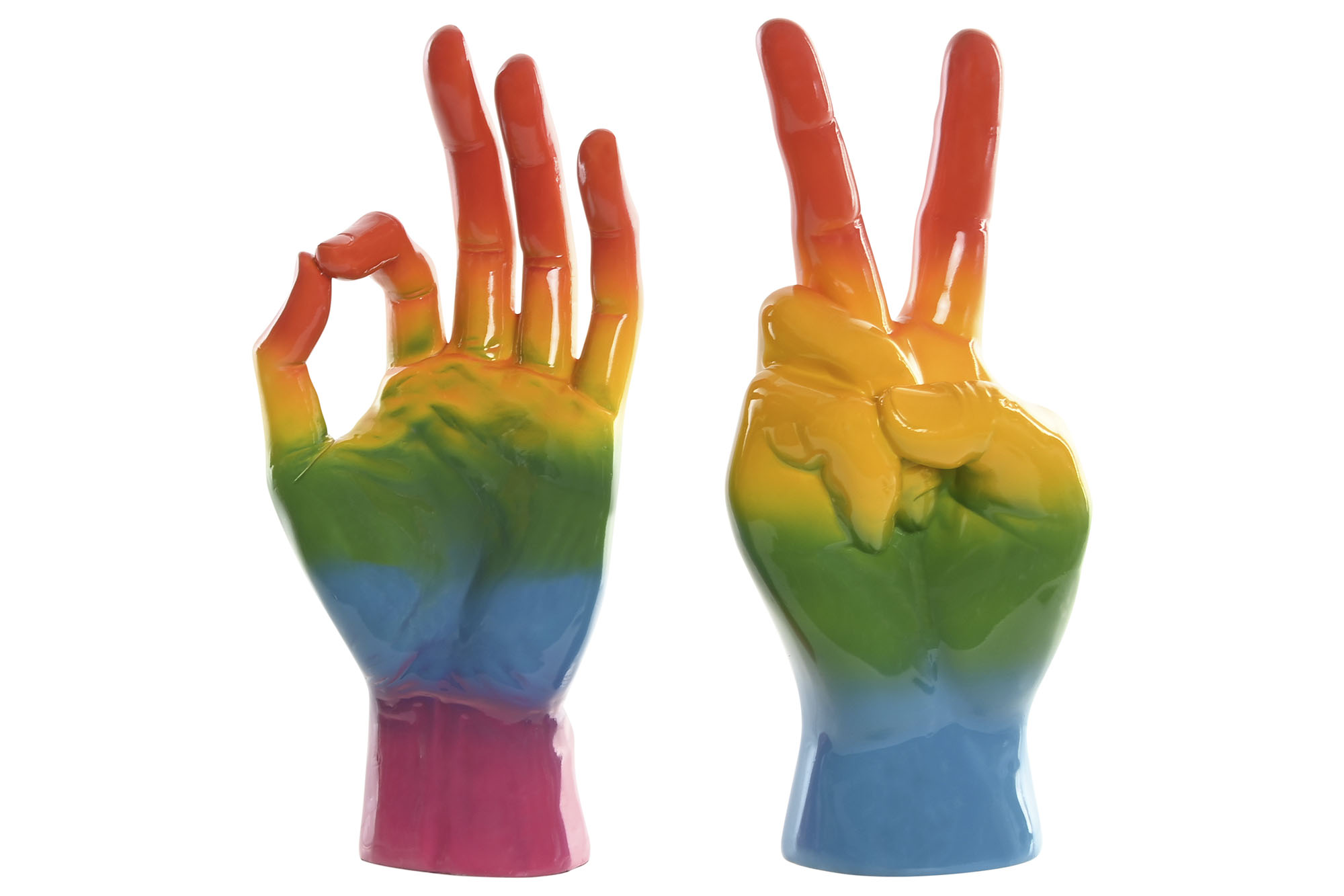 FIGURA RESINA 16X10X36 MANO 2 SURT.