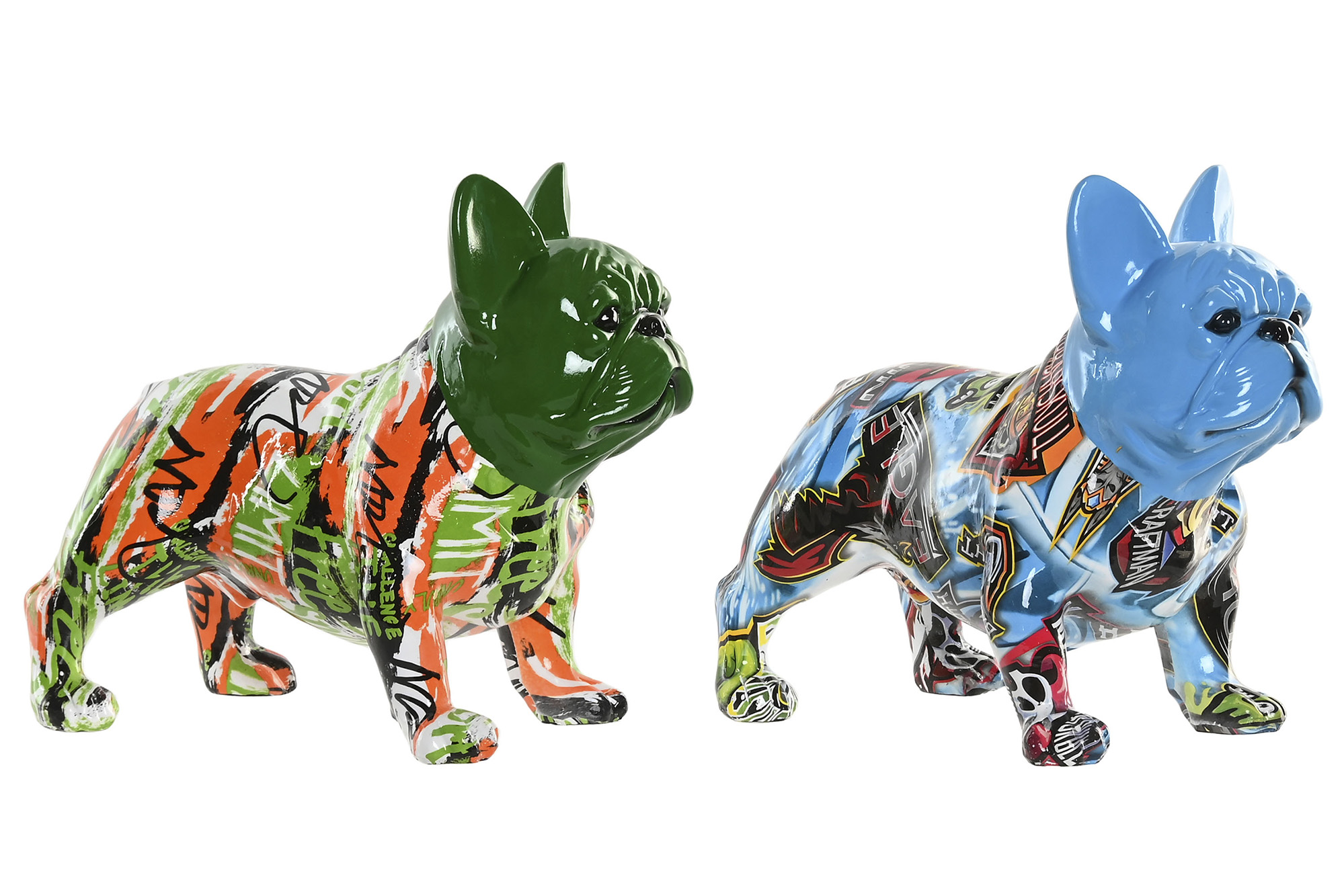 FIGURA RESINA 12X25X21 BULLDOG 2 SURT.
