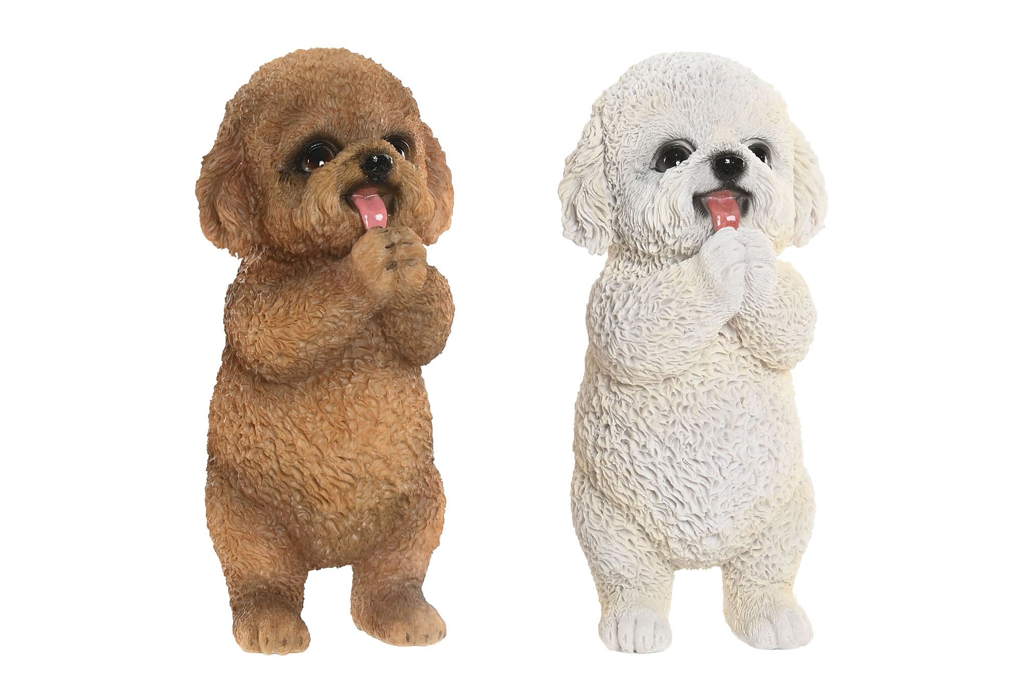 FIGURA RESINA 9X10X20 PERRO 2 SURT.