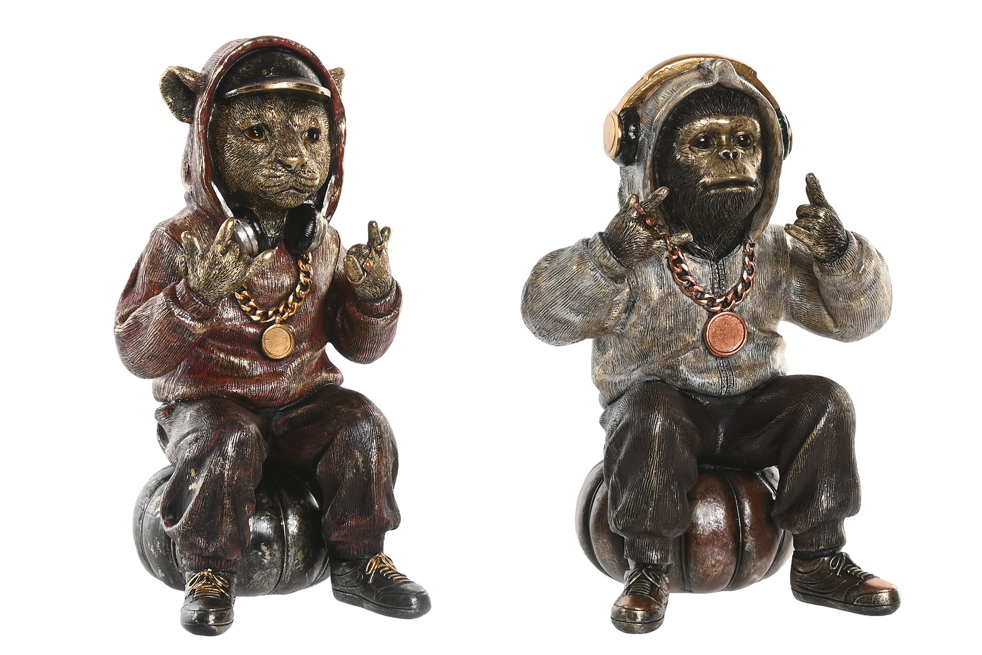 FIGURA RESINA 18,5X16,5X26,5 2 SURT.