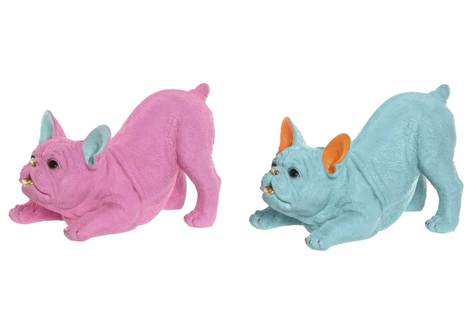 FIGURA RESINA 34,5X20X22 PERRO 2 SURT.
