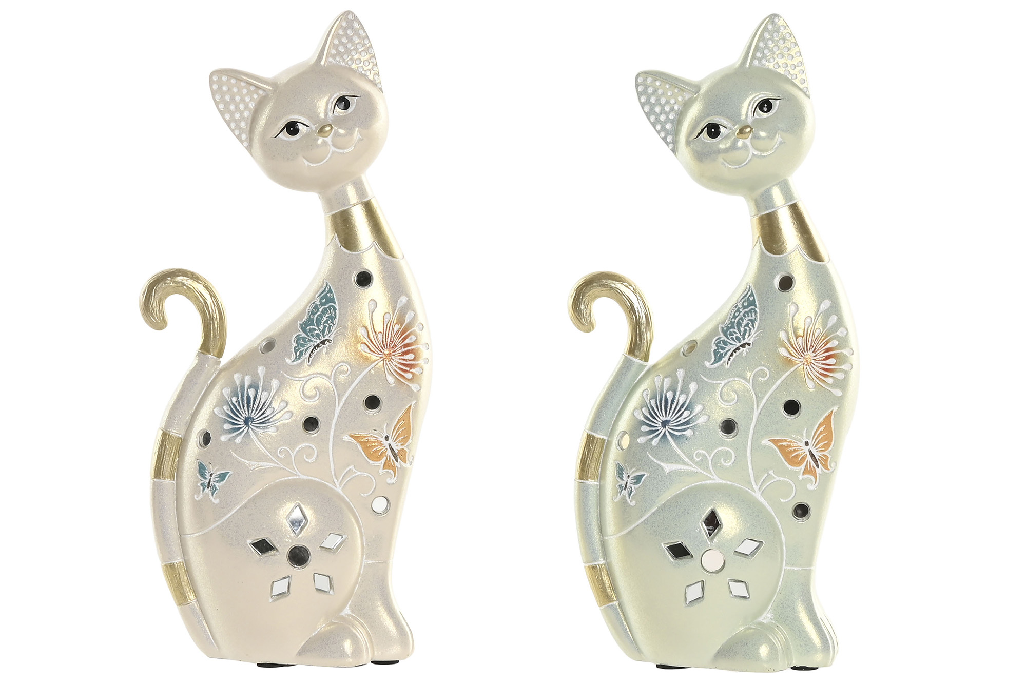 FIGURA RESINA 10X5,5X23 GATO 2 SURT.