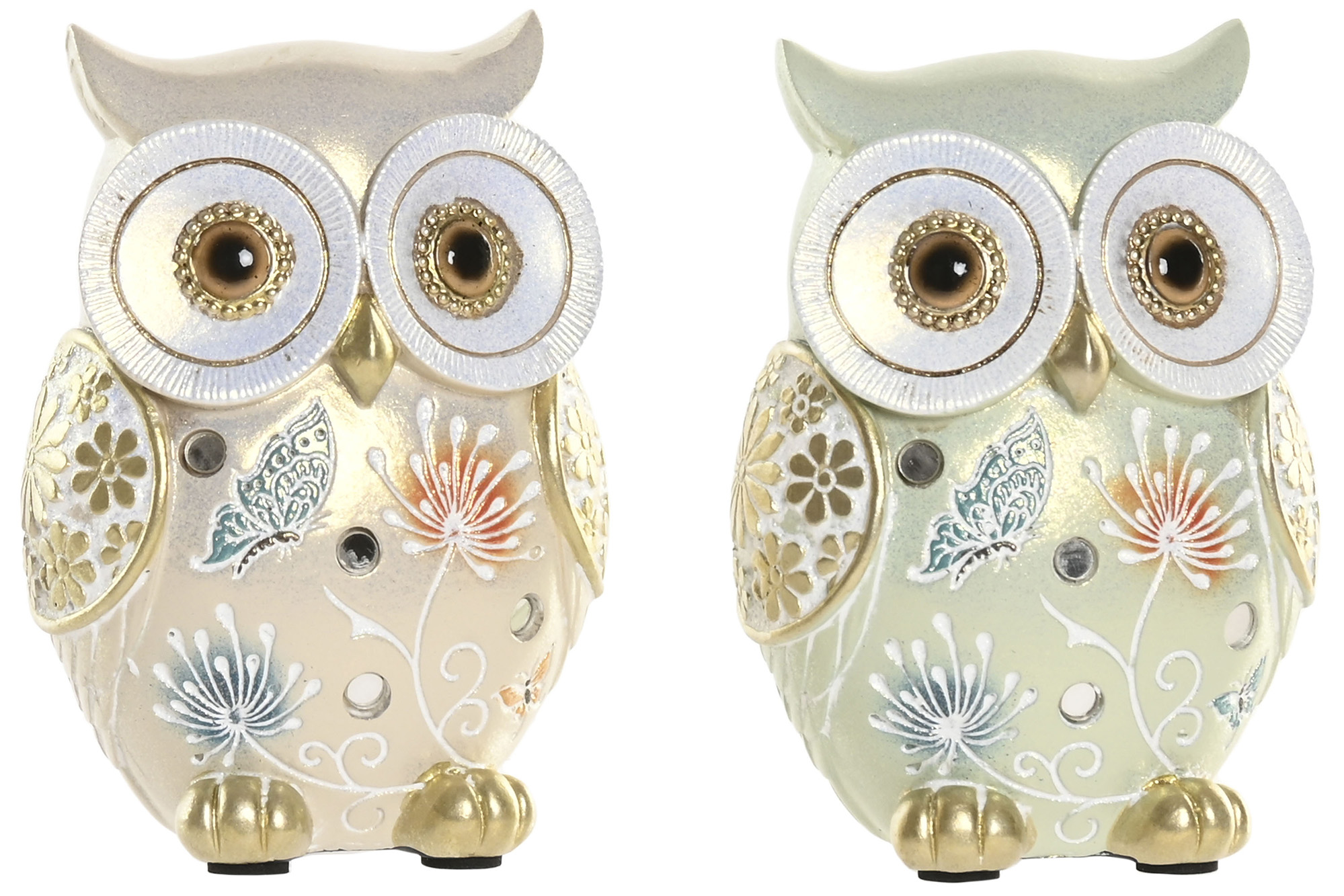 FIGURA RESINA 7X5X10 BUHO 2 SURT.