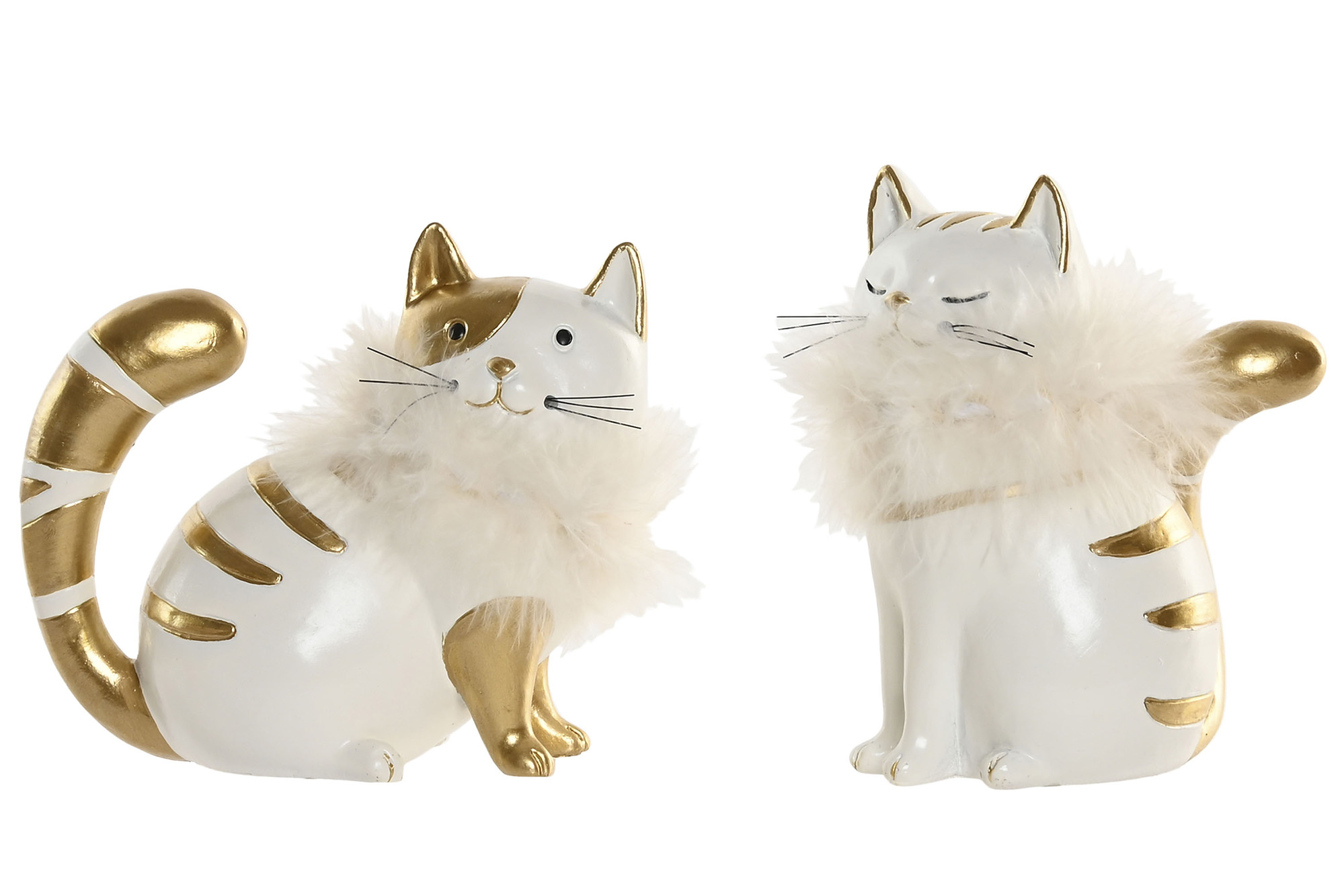 FIGURA RESINA 8,5X7,5X11,5 GATO 2 SURT.