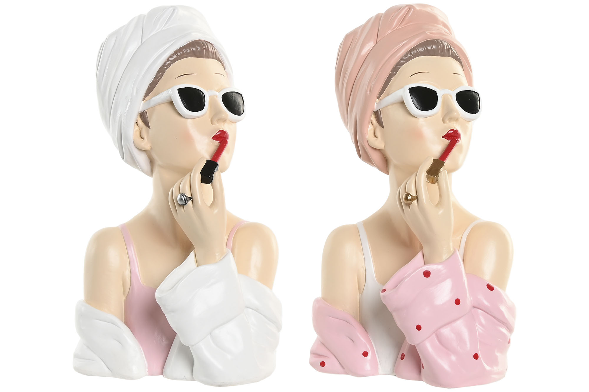 FIGURA RESINA 15,5X15X27 CHICA 2 SURT.