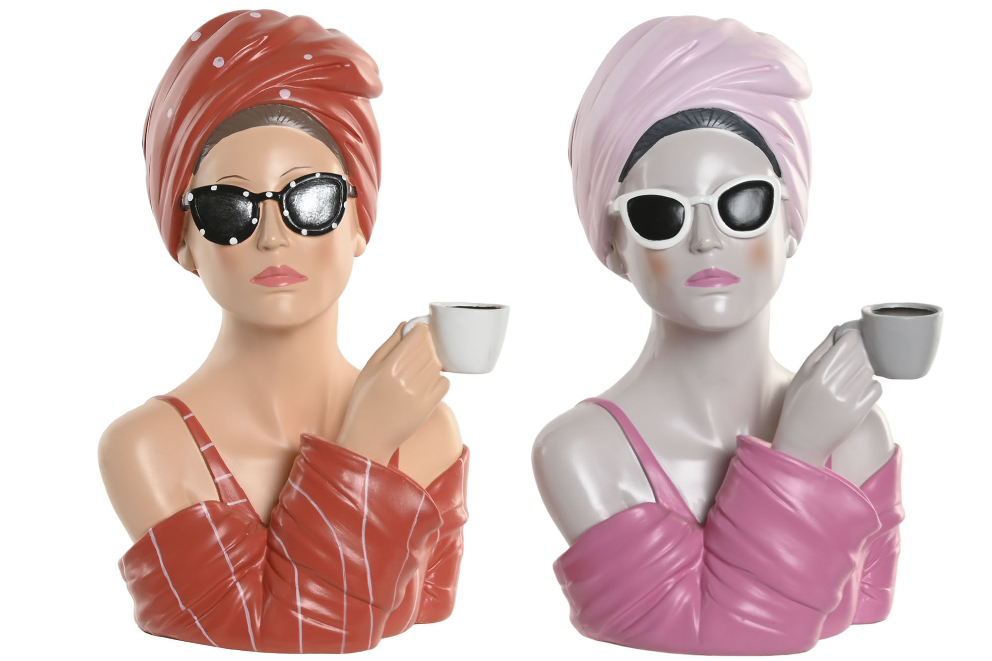 FIGURA RESINA 20X18,5X29 CHICA 2 SURT.